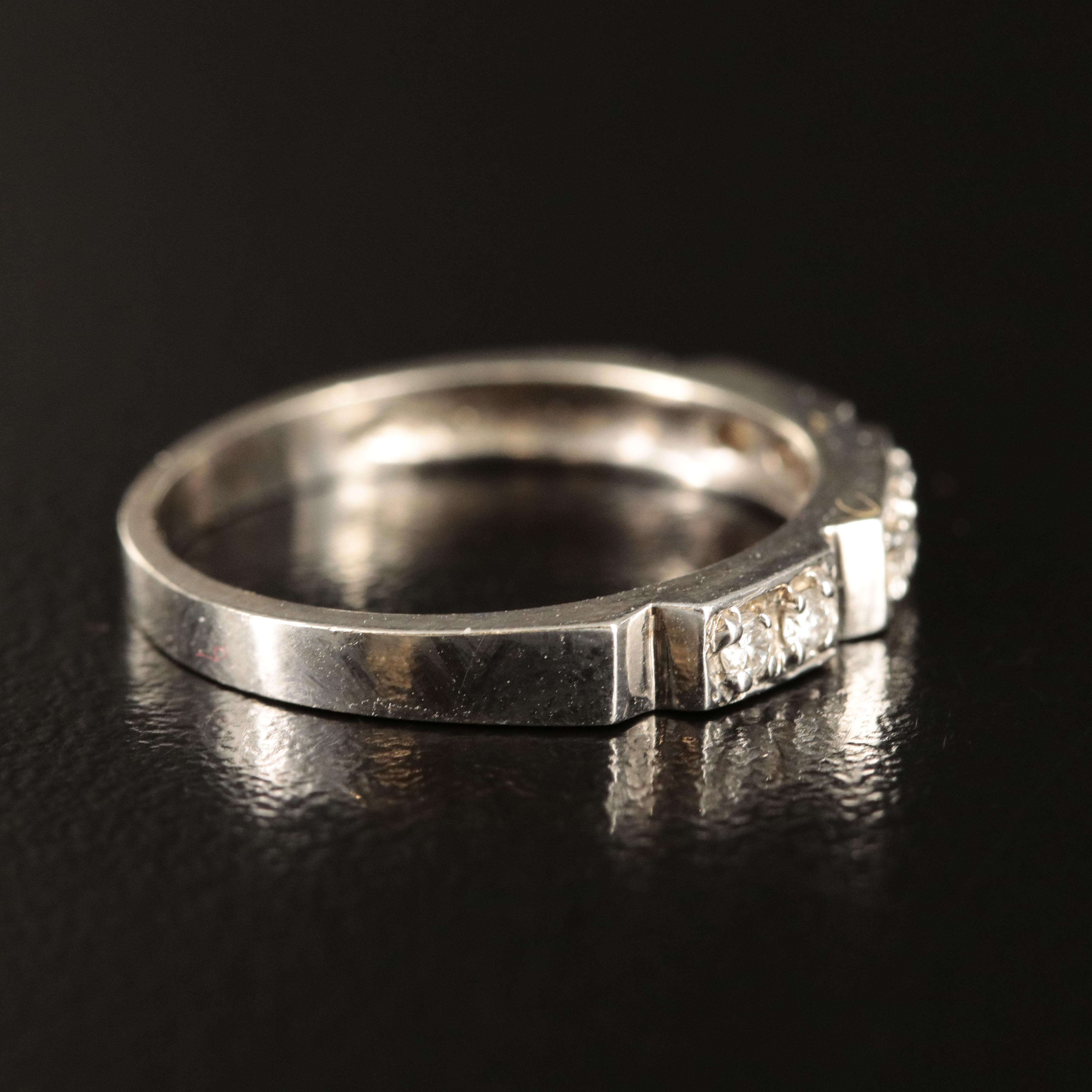 14K 0.15 CTW Diamond Band