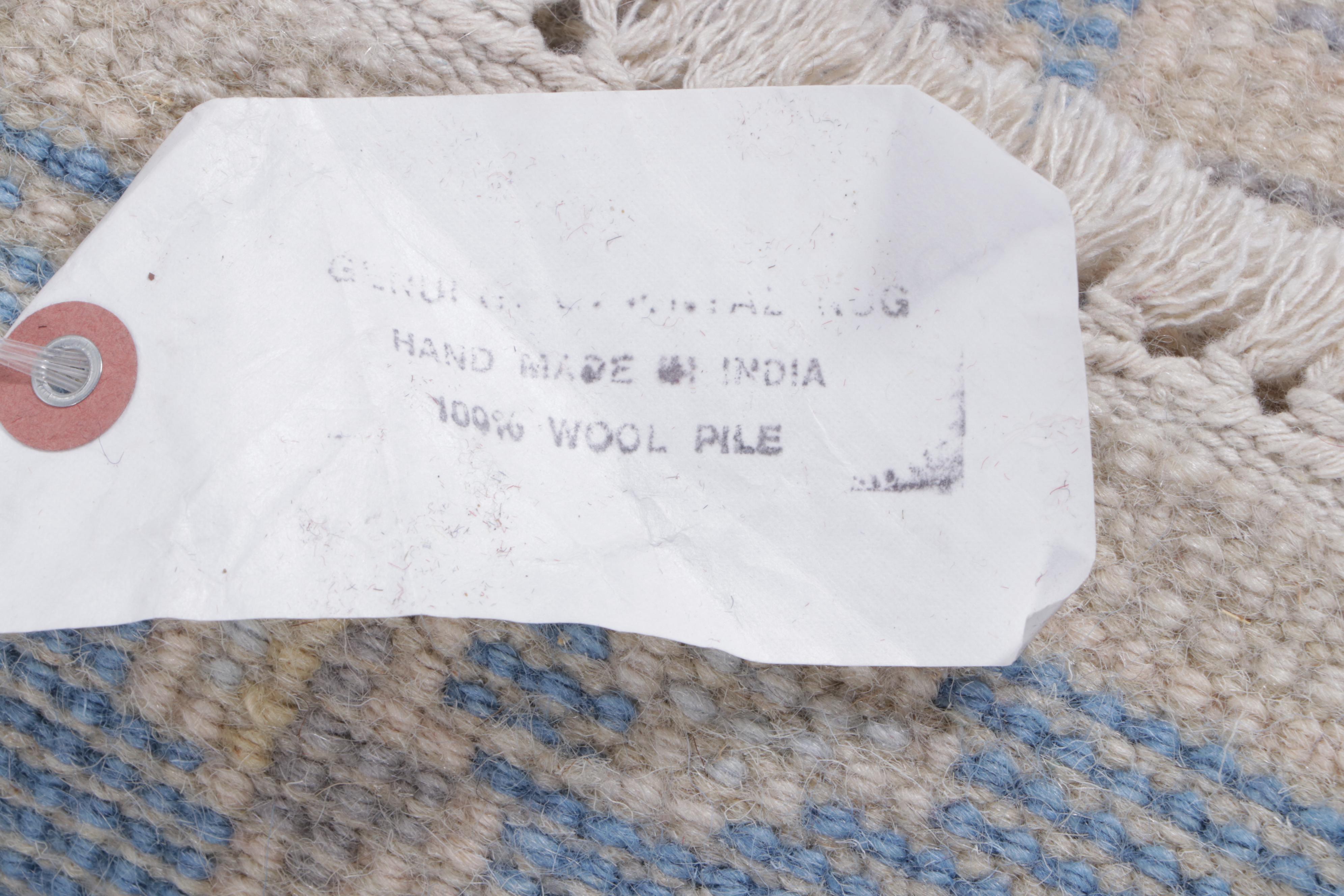 2'7 x 8'2 Hand-Knotted Indo-Turkish Oushak Carpet Runner