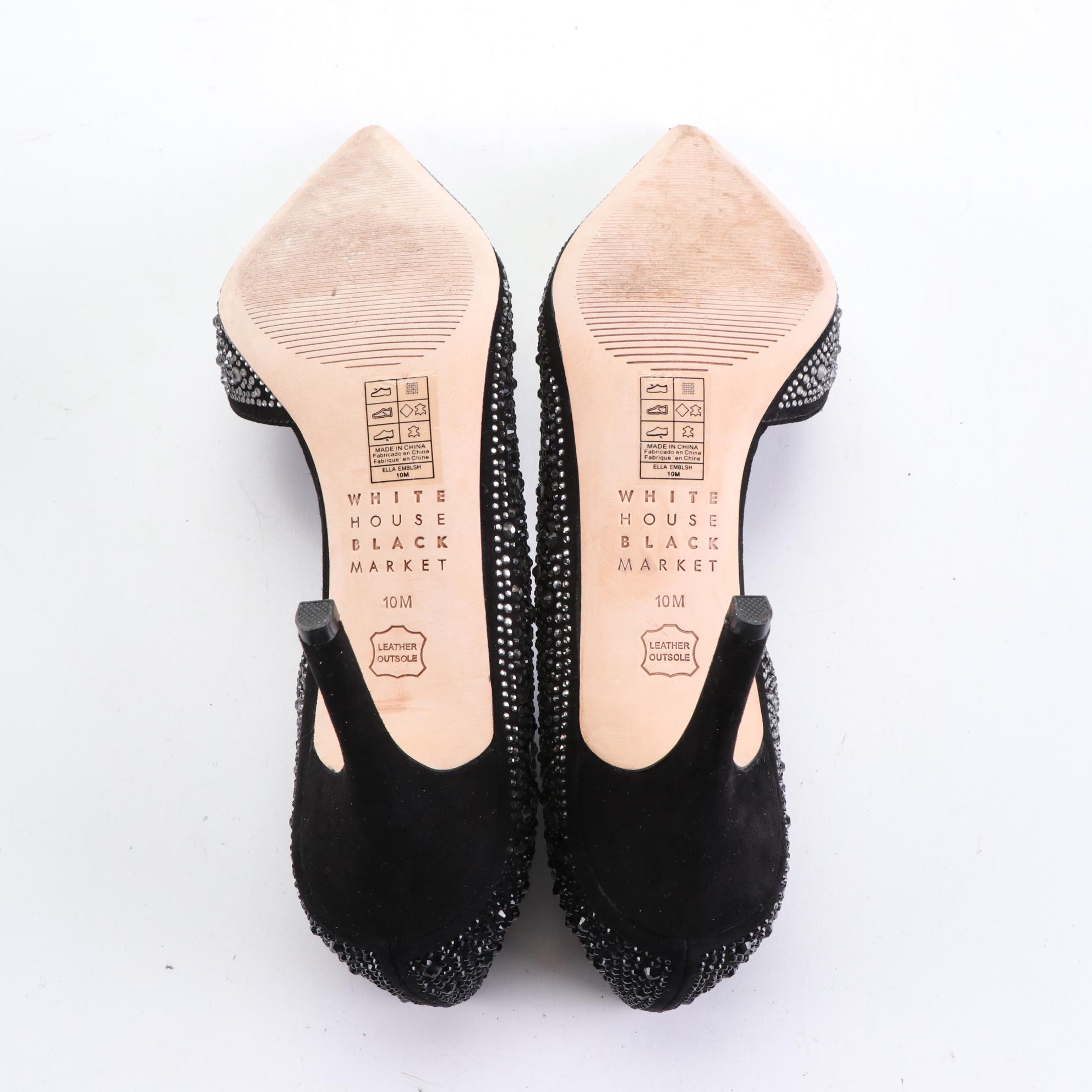 Alfani Booties and White House Black Market Embellished Pumps with Box