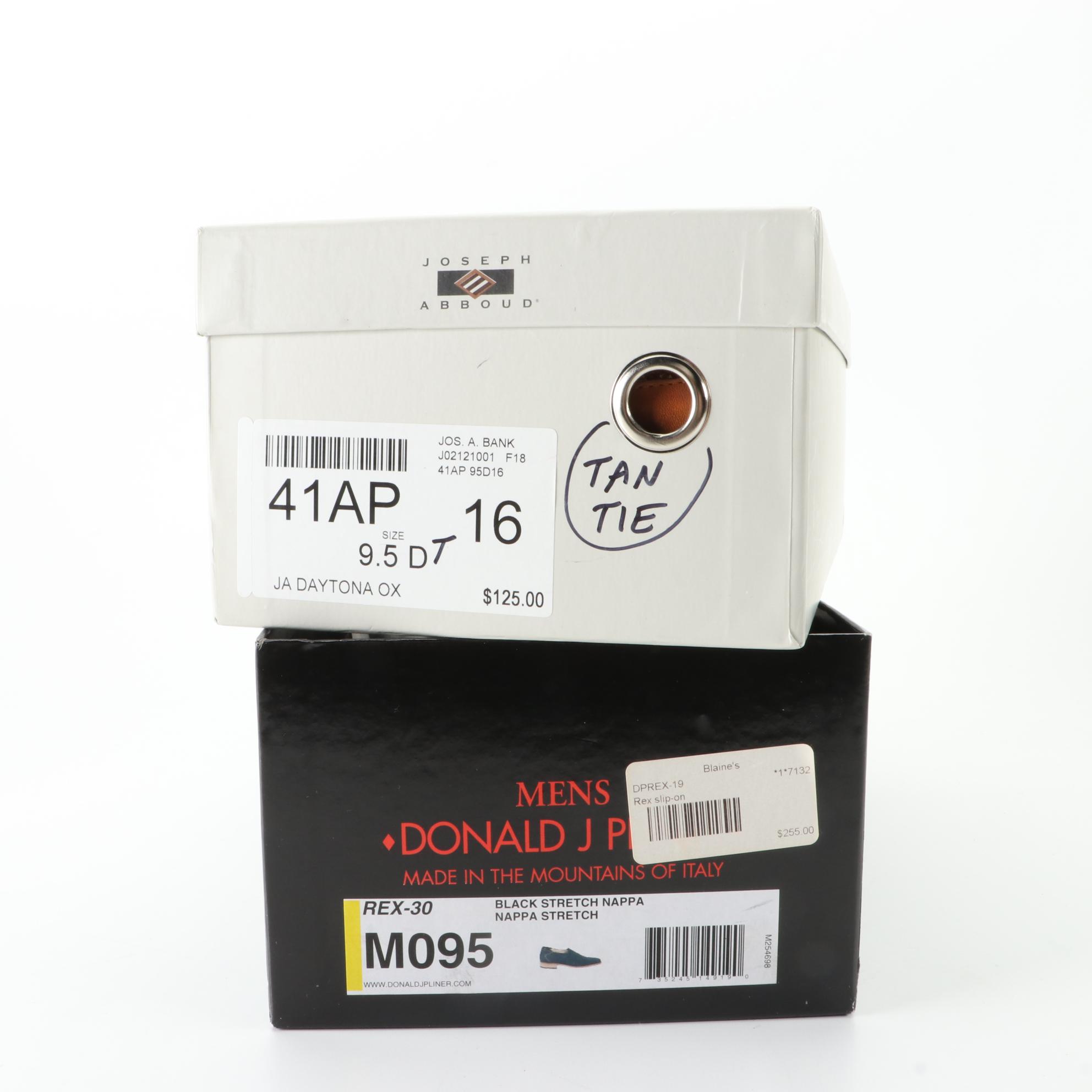 Men's Donald J Pliner Nappa Stretch Shoes and Joseph Abboud Daytona Oxfords