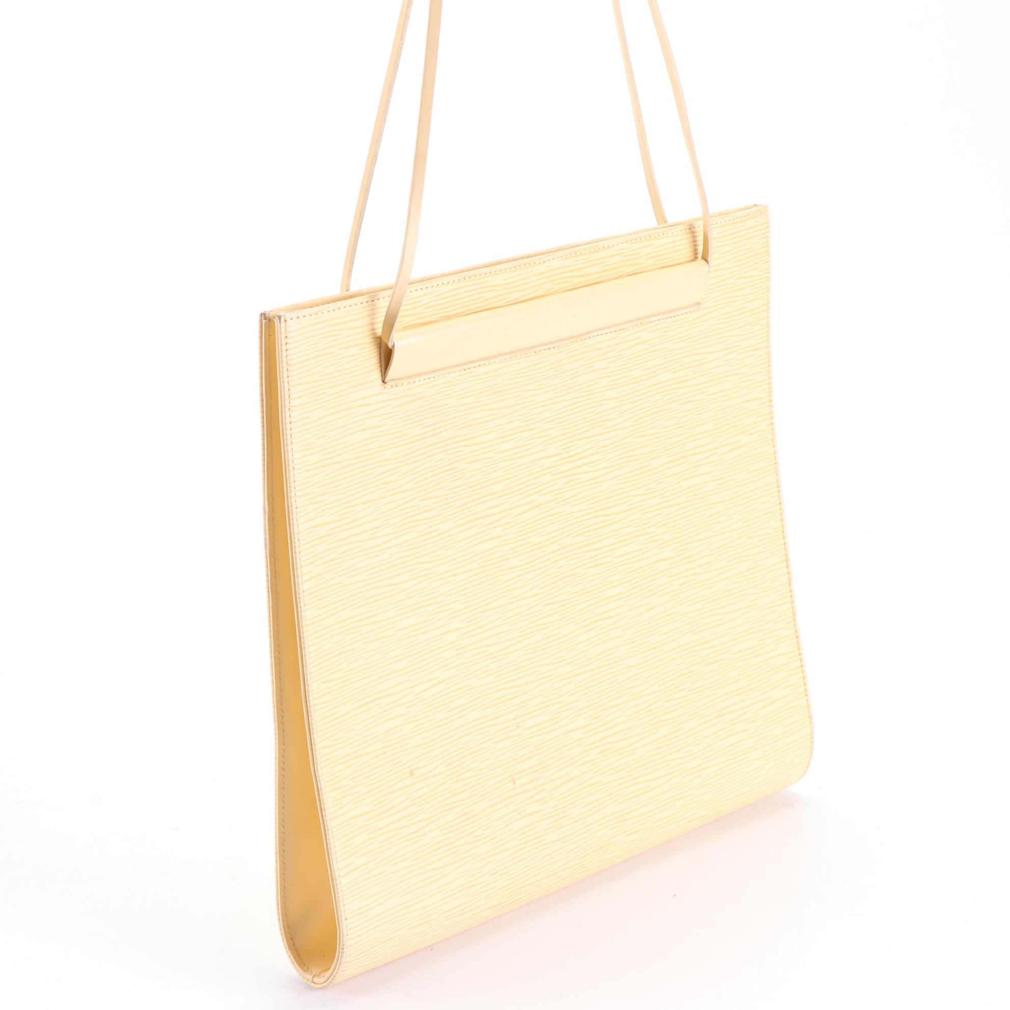 Louis Vuitton Saint Tropez Tote Bag in Vanilla Epi Leather