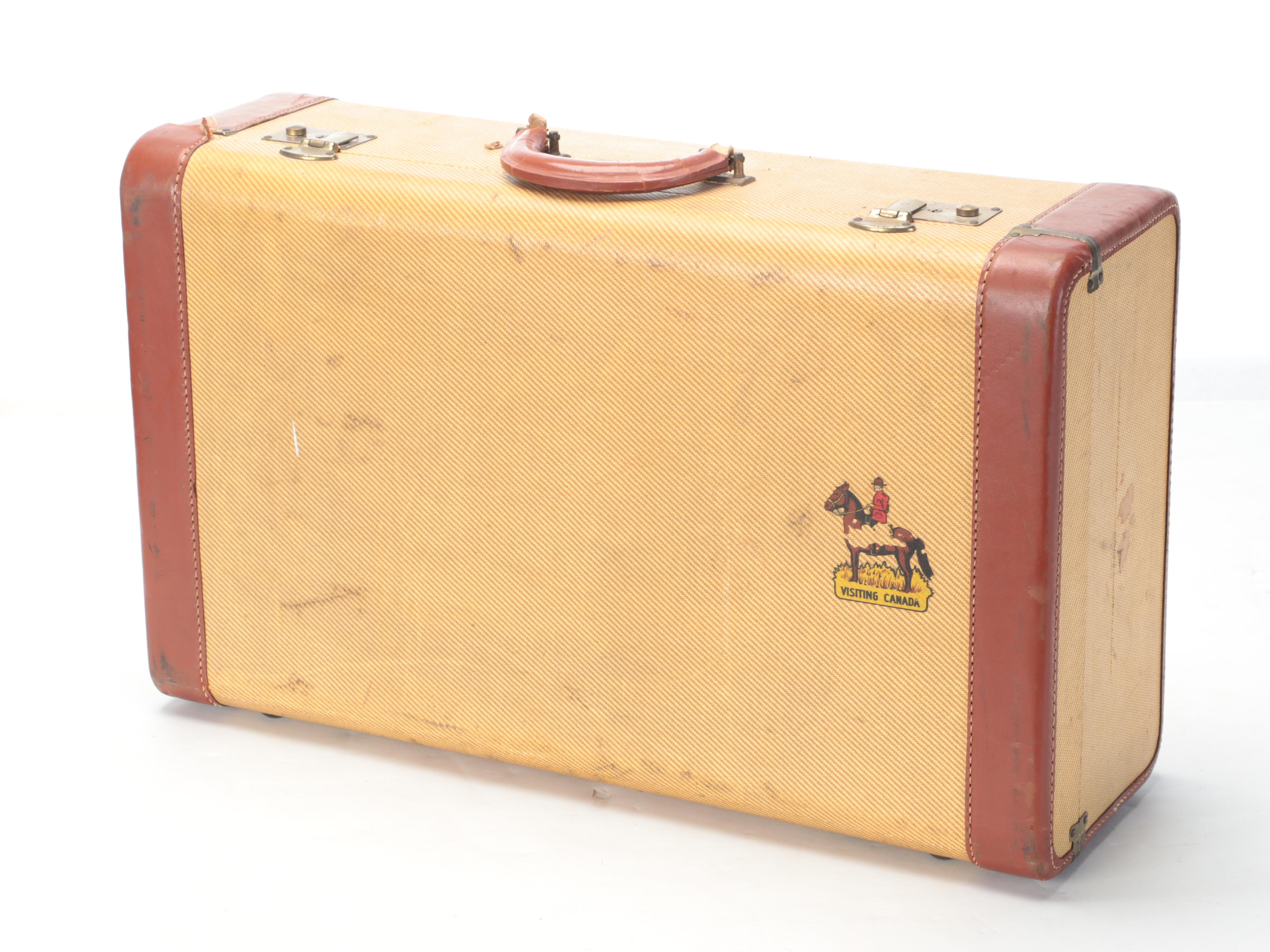 Vintage Hardshell Suitcase