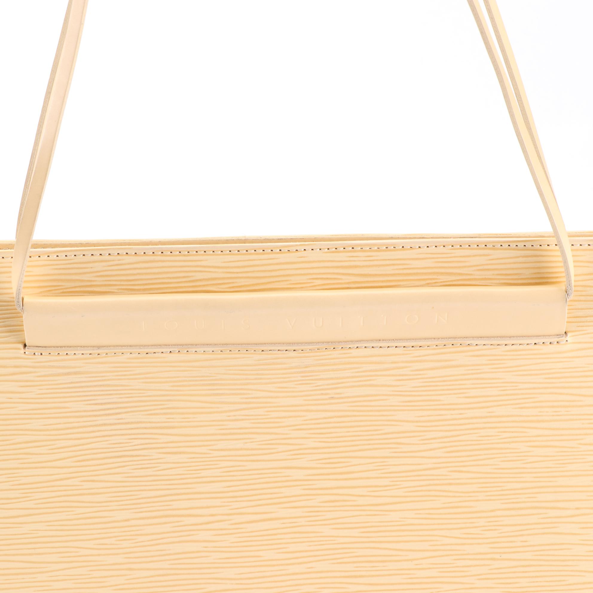 Louis Vuitton Saint Tropez Tote Bag in Vanilla Epi Leather