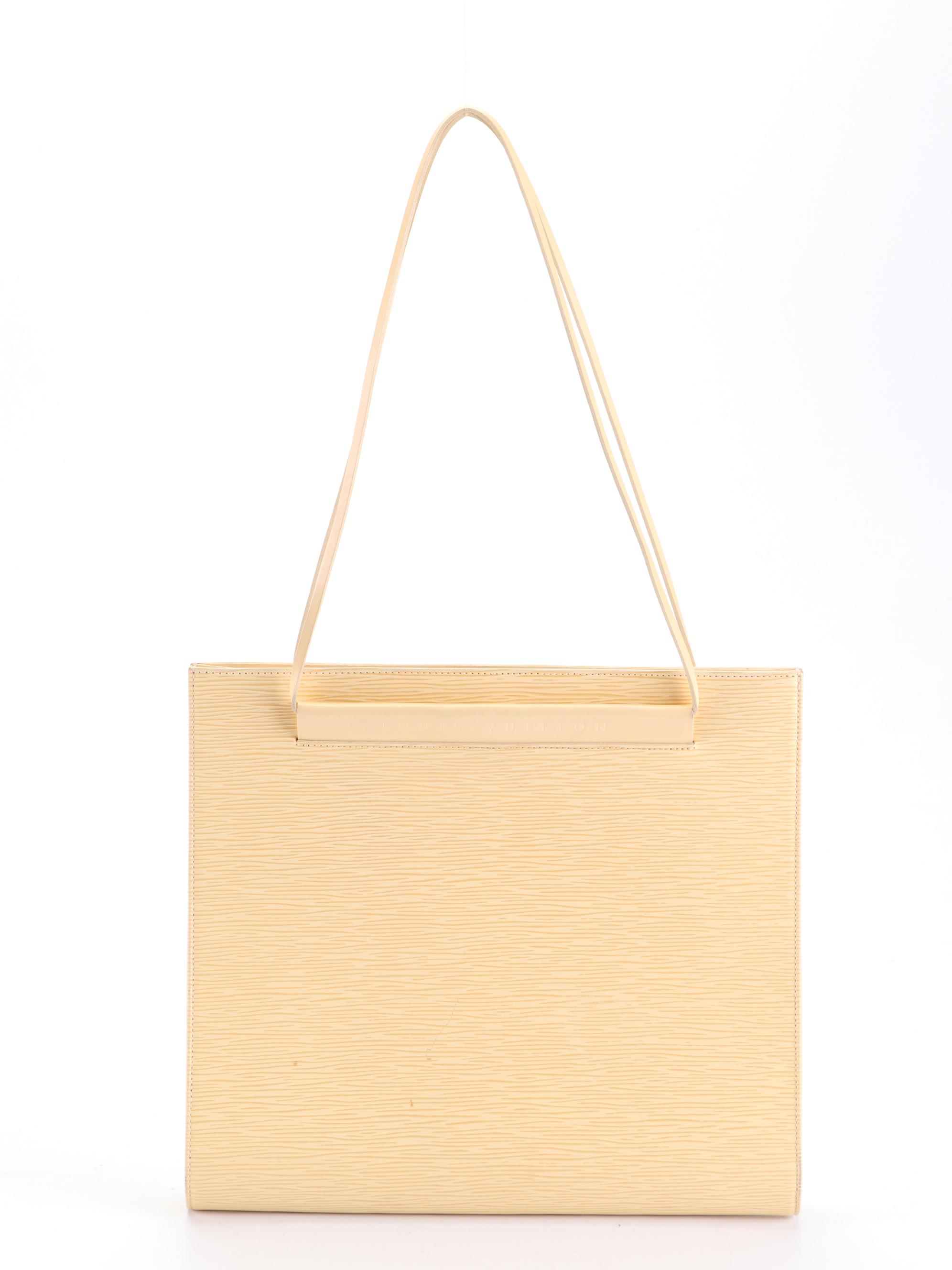 Louis Vuitton Saint Tropez Tote Bag in Vanilla Epi Leather