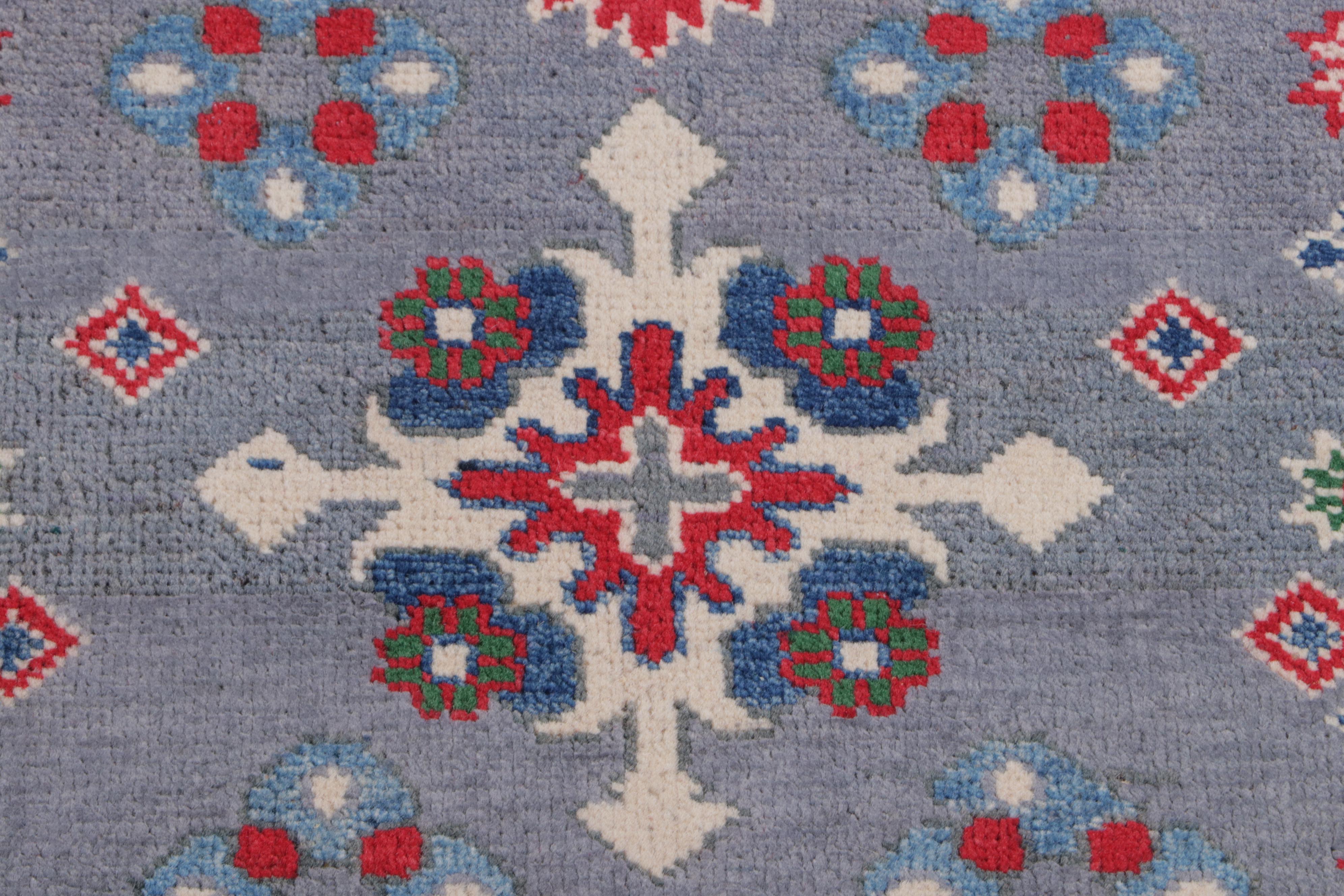 2'10 x 9'6 Hand-Knotted Afghan Kazak Carpet Runner