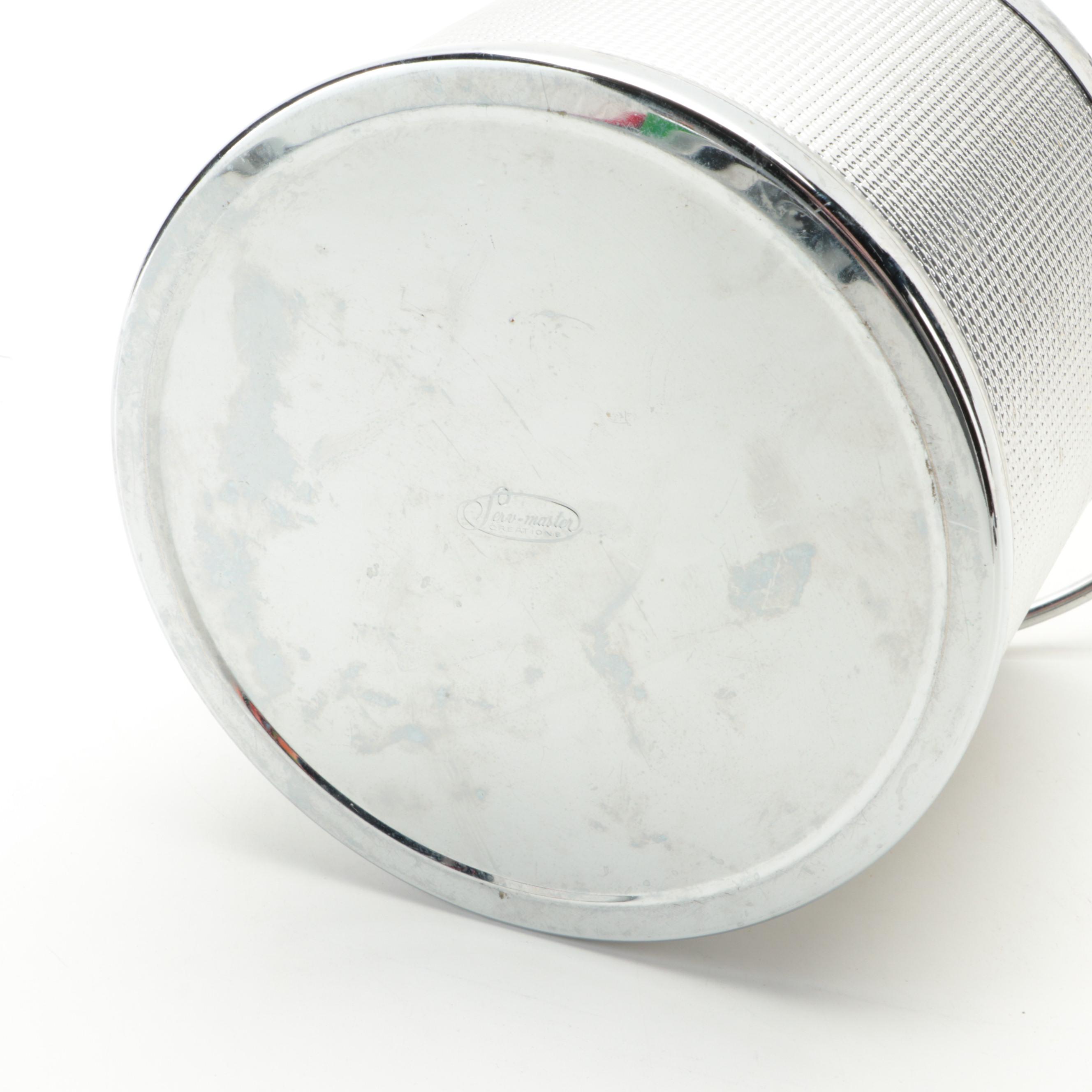 Couzoc Tray with Other Ice Bucker and Oil Cruet