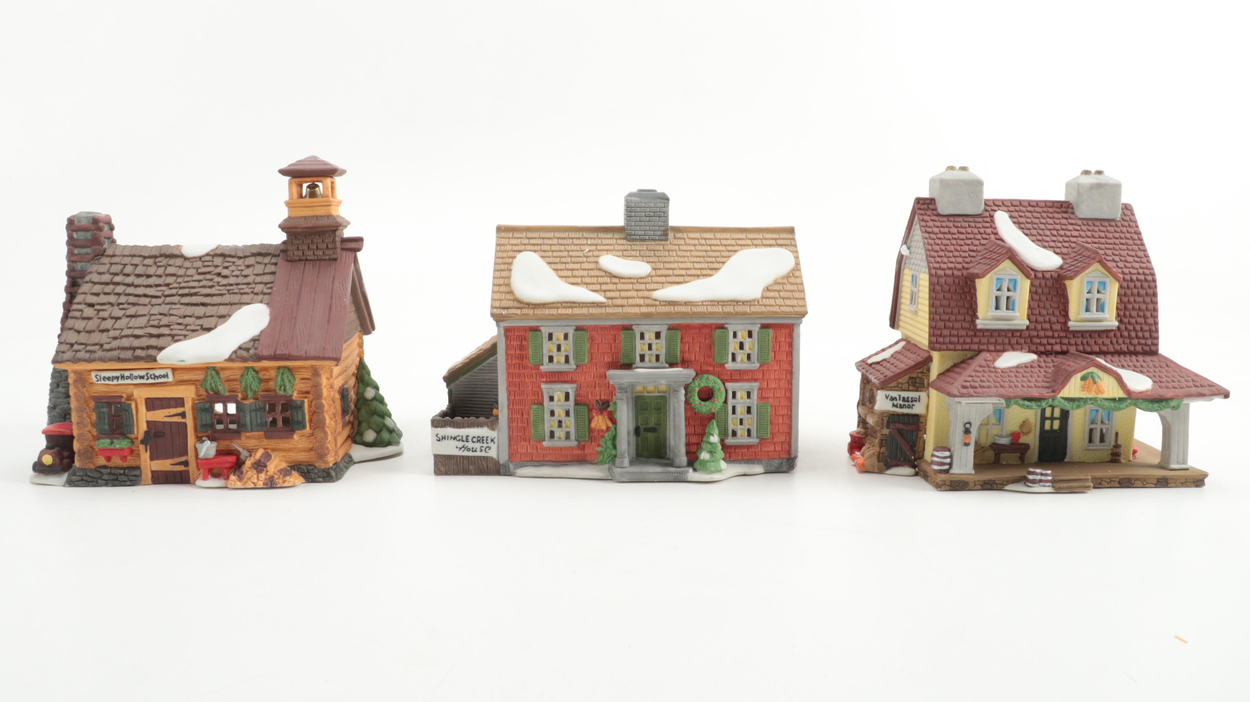 Department 56 New England Village Series Porcelain Houses