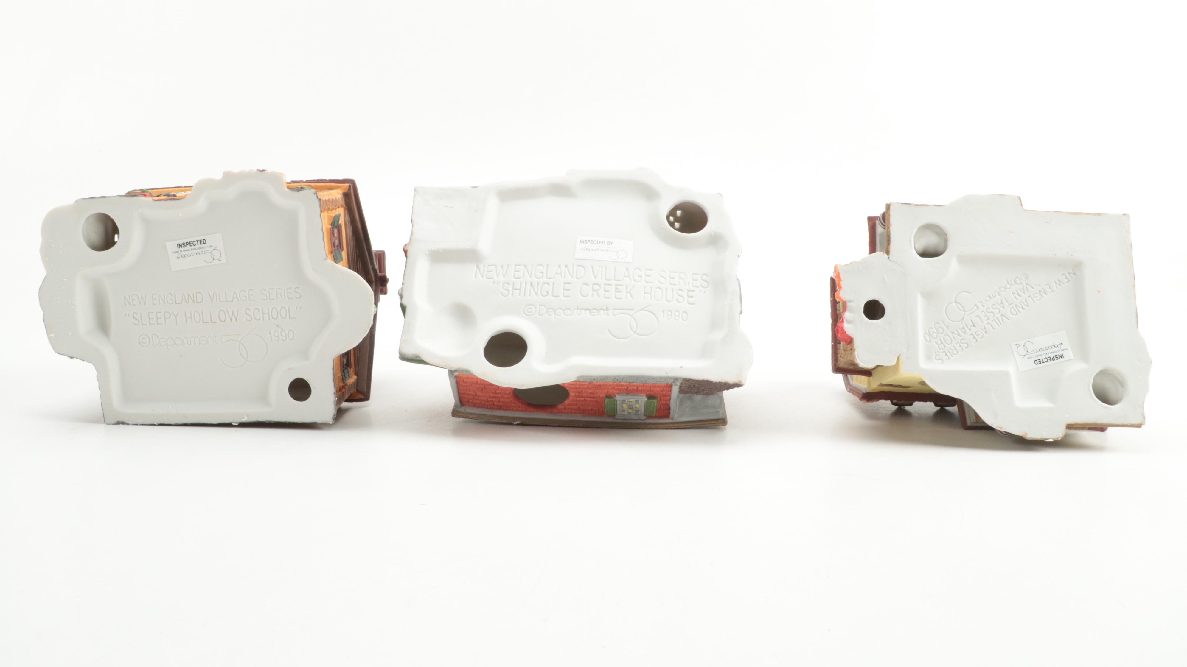 Department 56 New England Village Series Porcelain Houses