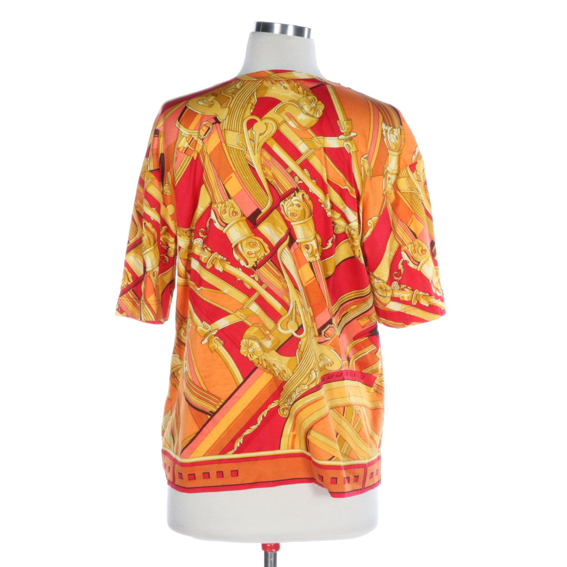 Hermès "Rythmes" Shirt in Mercerized Cotton