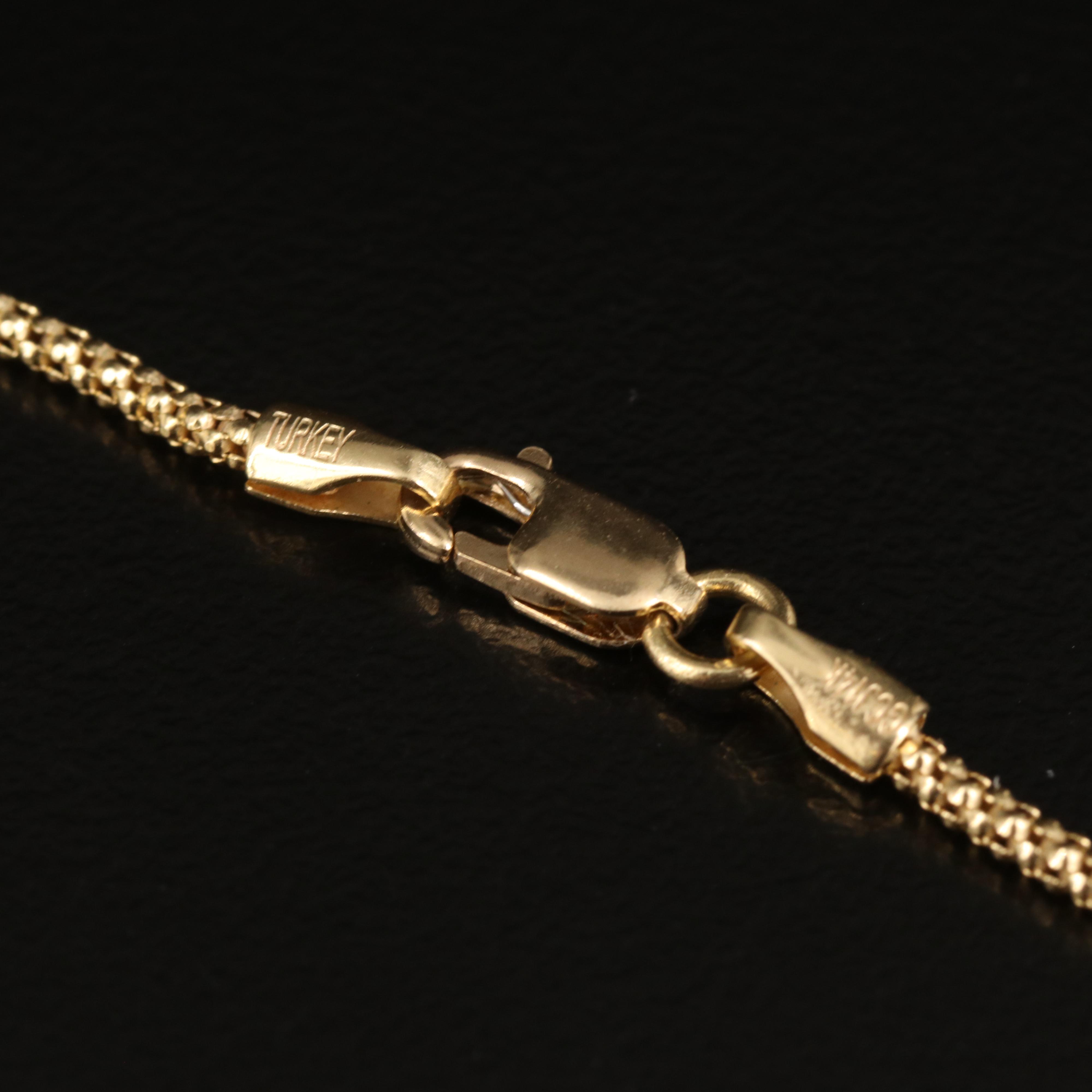 14K Carved Jadeite Butterfly Pendant Necklace 1