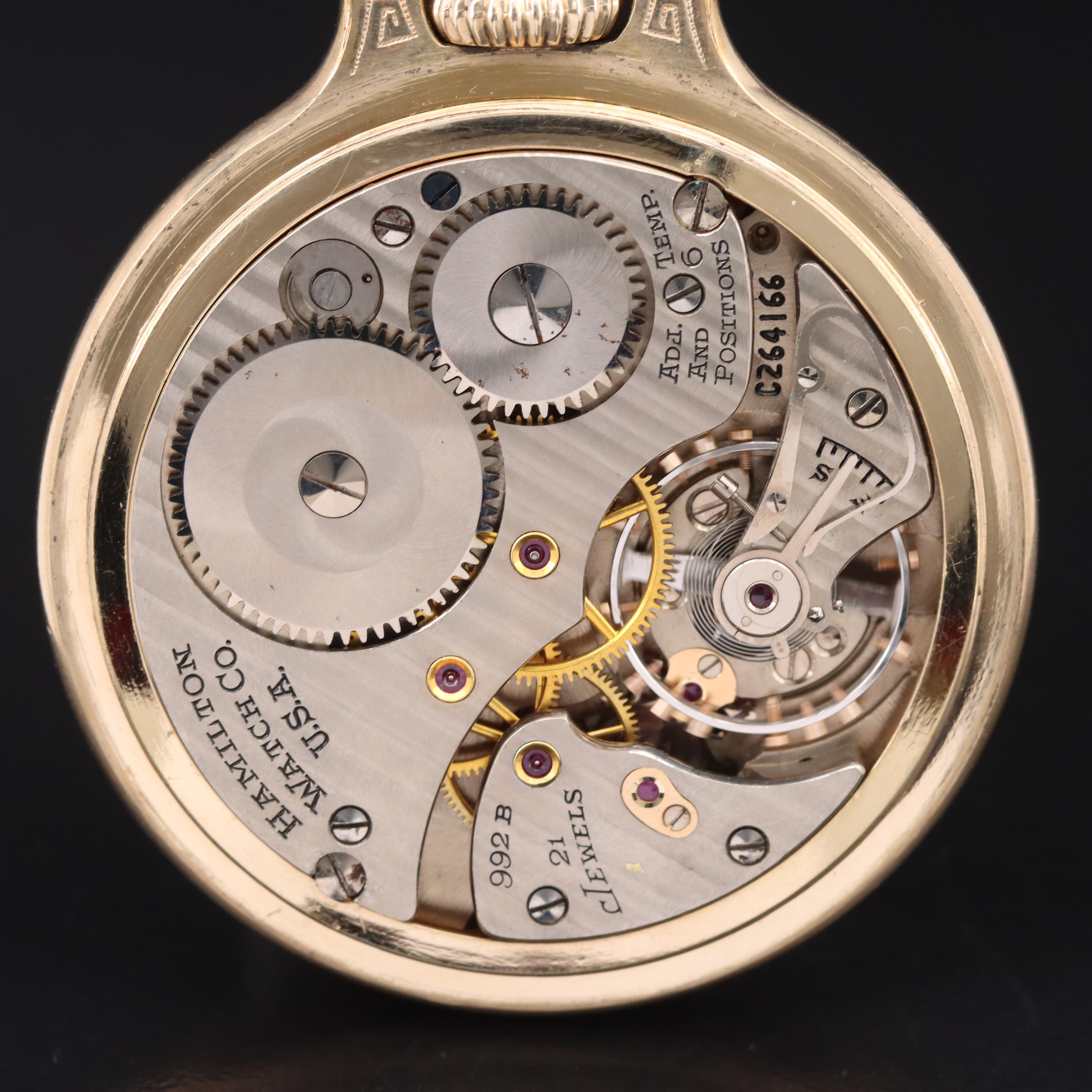 1949 Hamilton Railway Special Pocket Watch