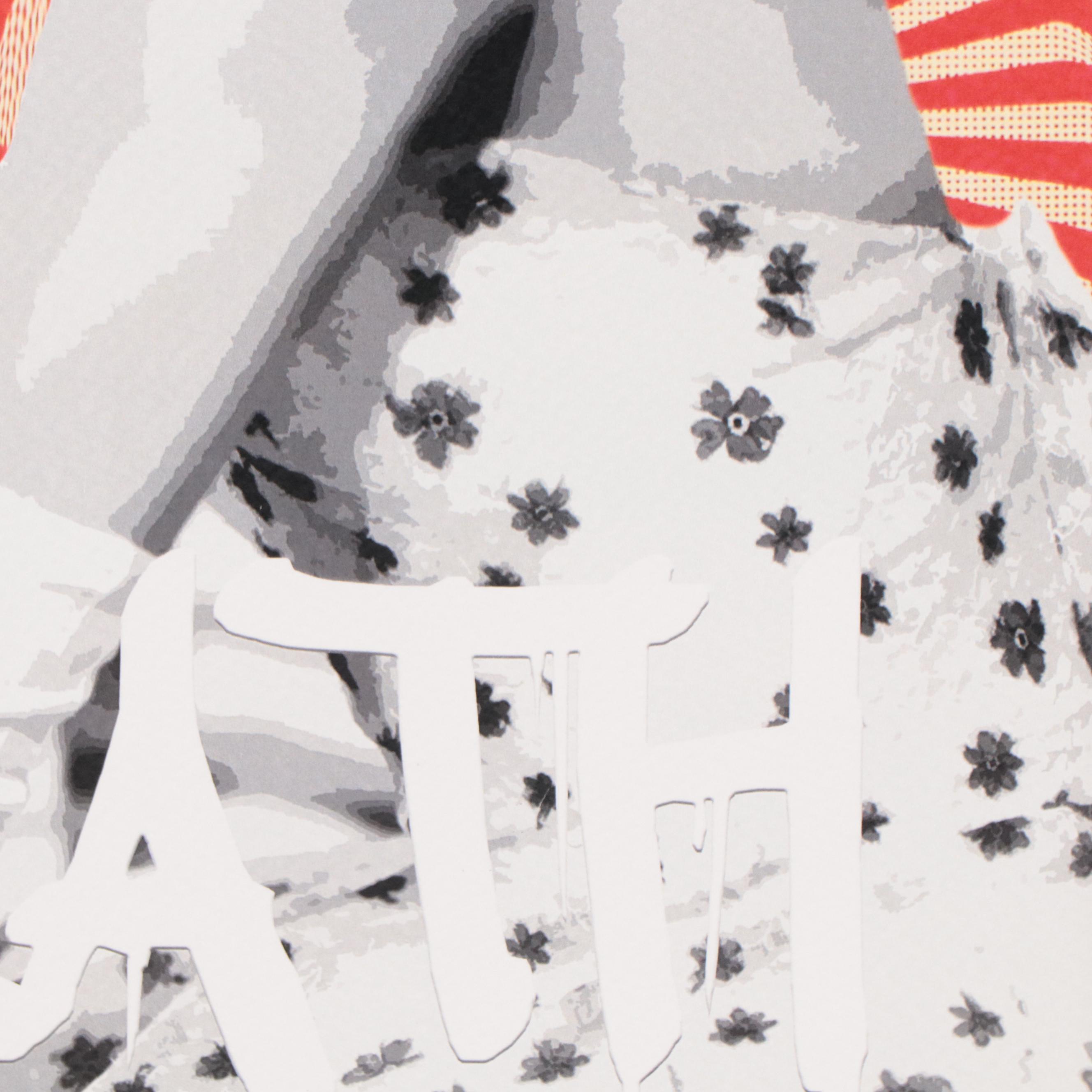 Death NYC Pop Art Graphic Print of Audrey Hepburn, 2022