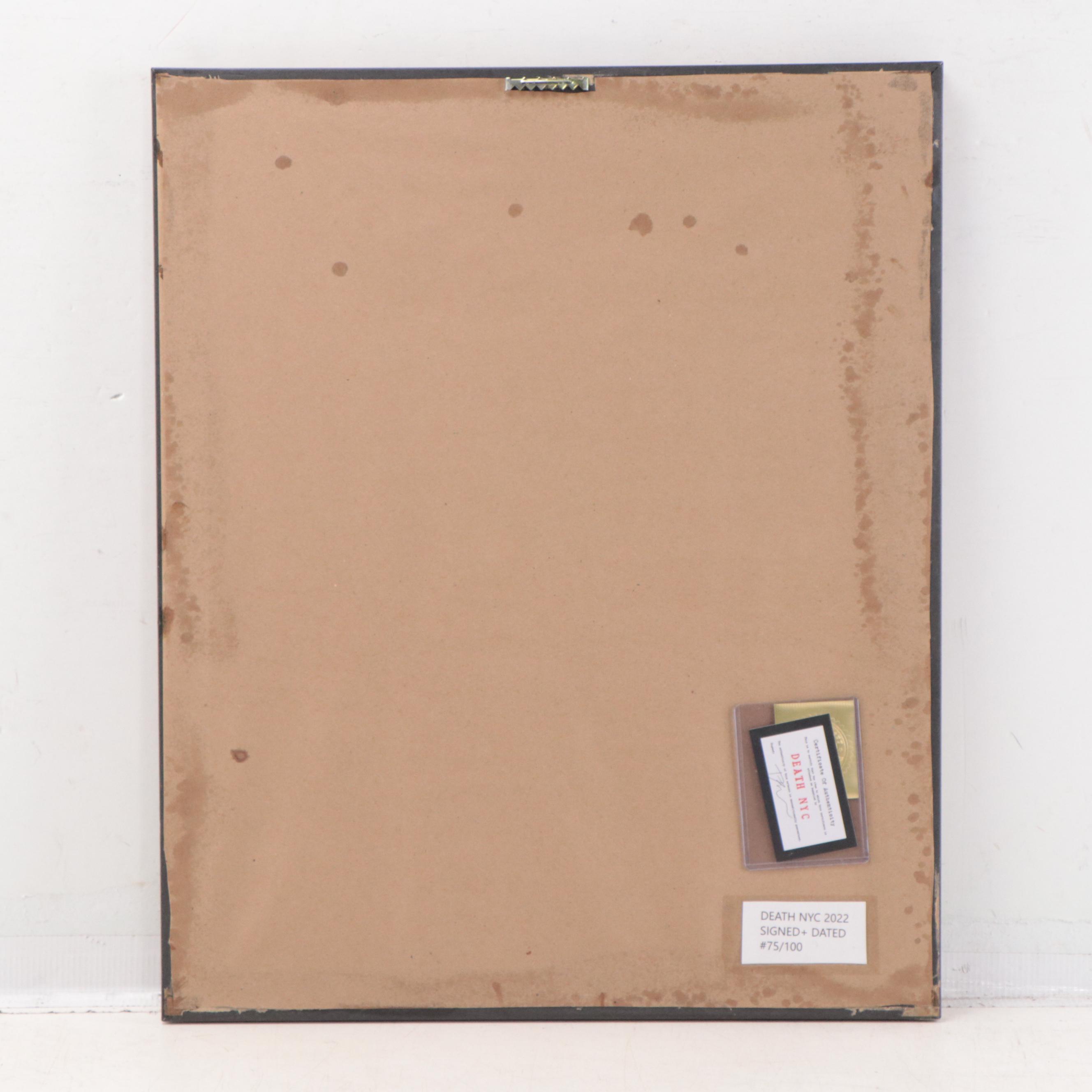 Death NYC Pop Art Graphic Print of Audrey Hepburn, 2022