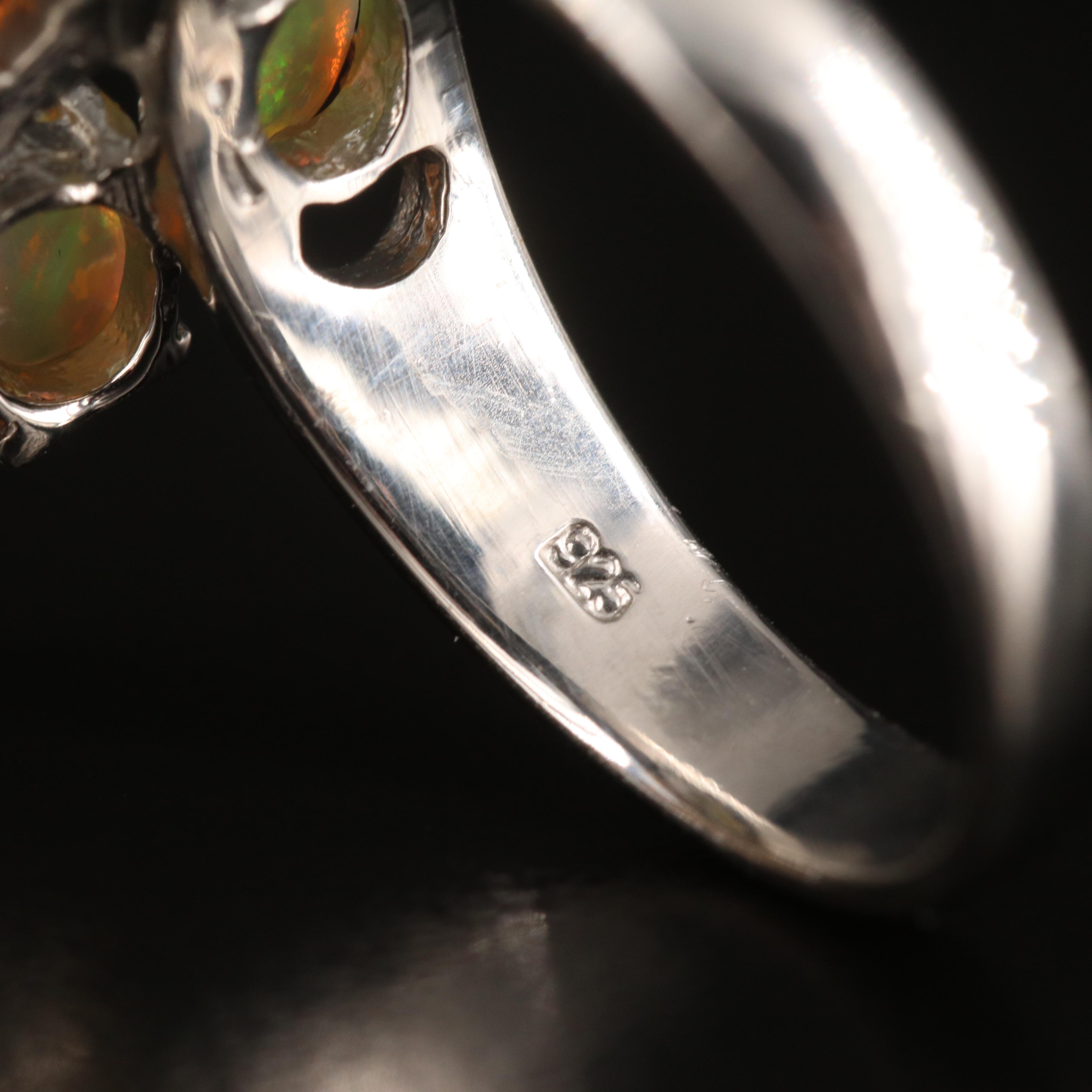 Sterling Opal Ring