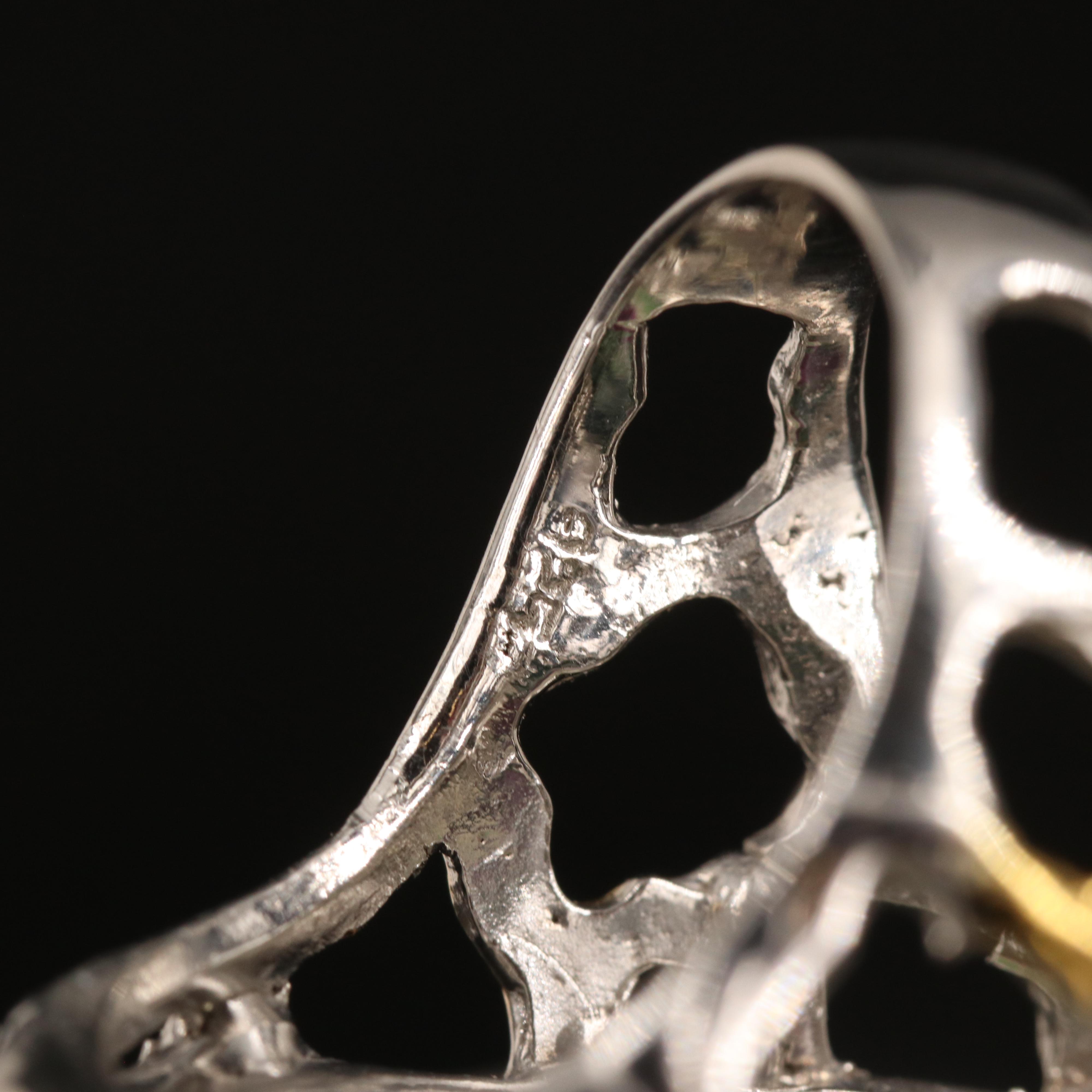 Sterling Ruby in Zoisite Rhinoceros Ring