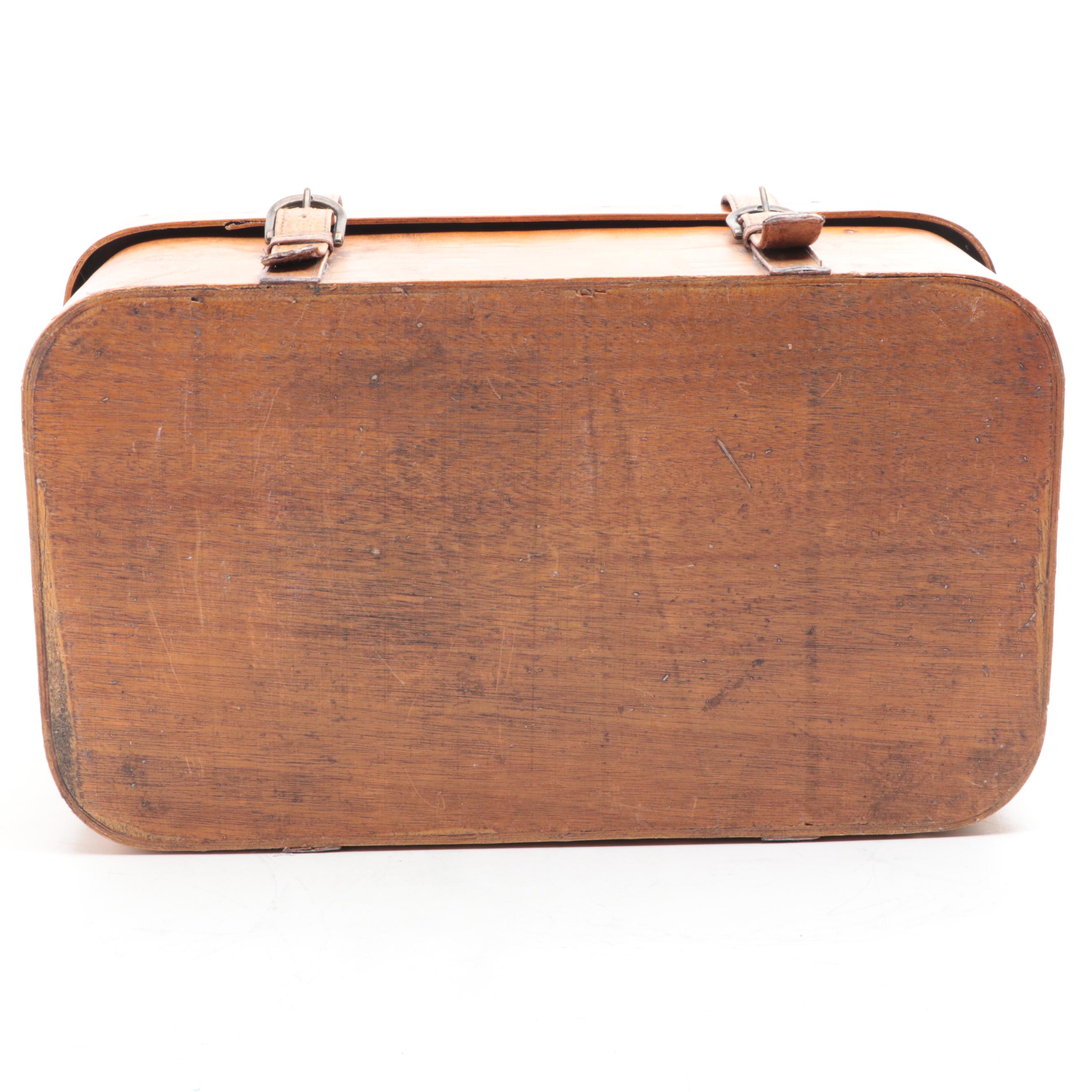 Suitcase Style Decorative Wood Boxes