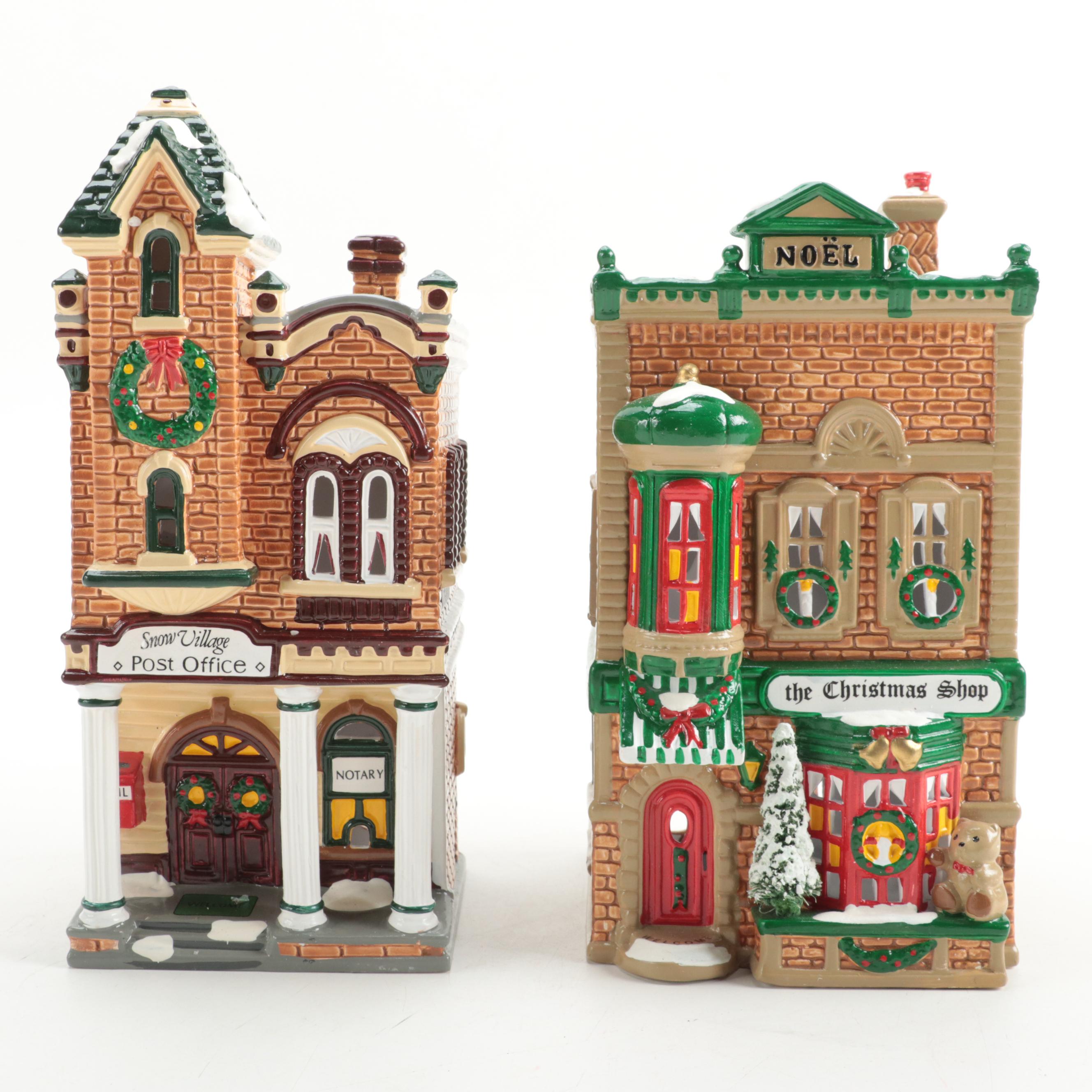 Department 56 Porcelain  Snow Village Buildings and Figurines
