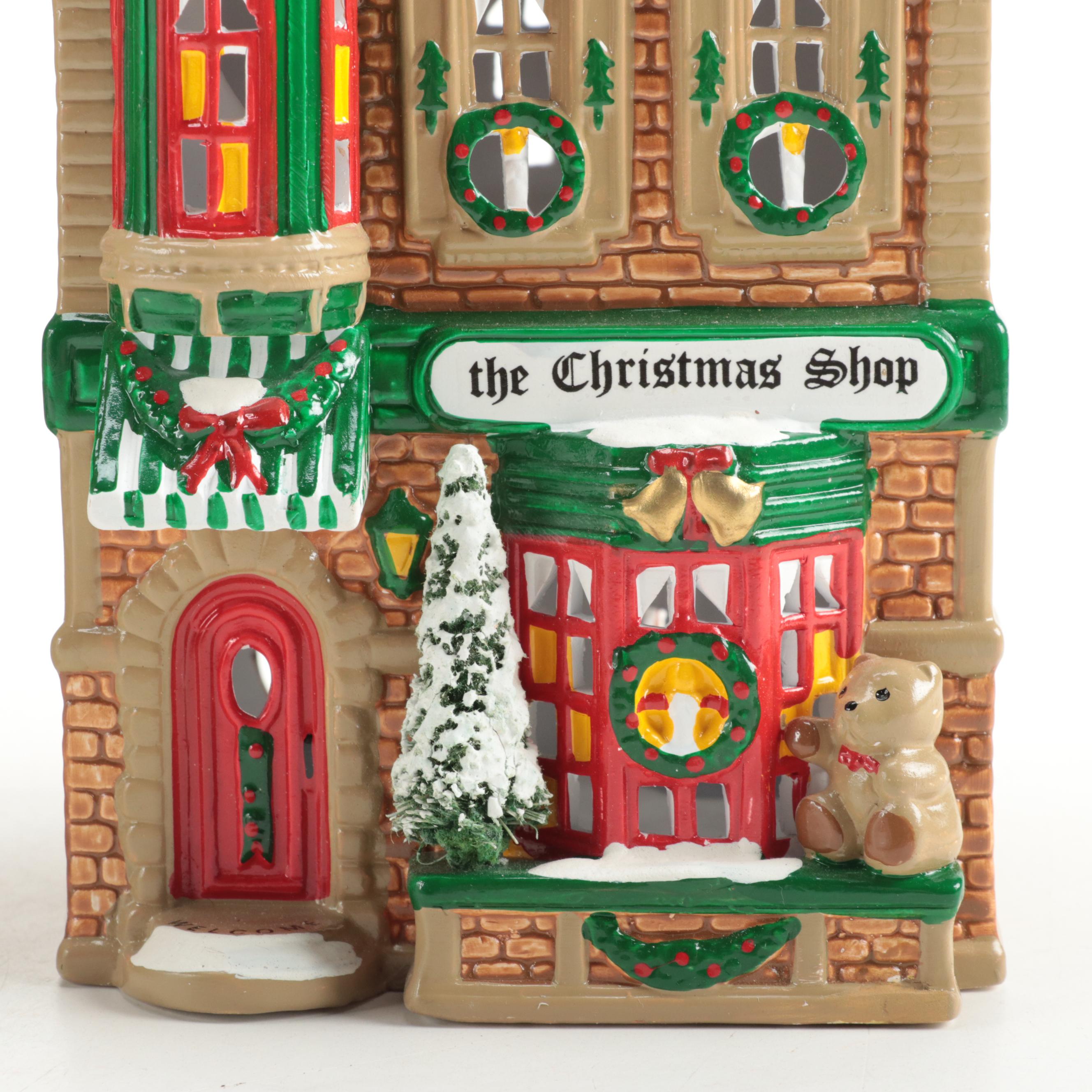 Department 56 Porcelain  Snow Village Buildings and Figurines