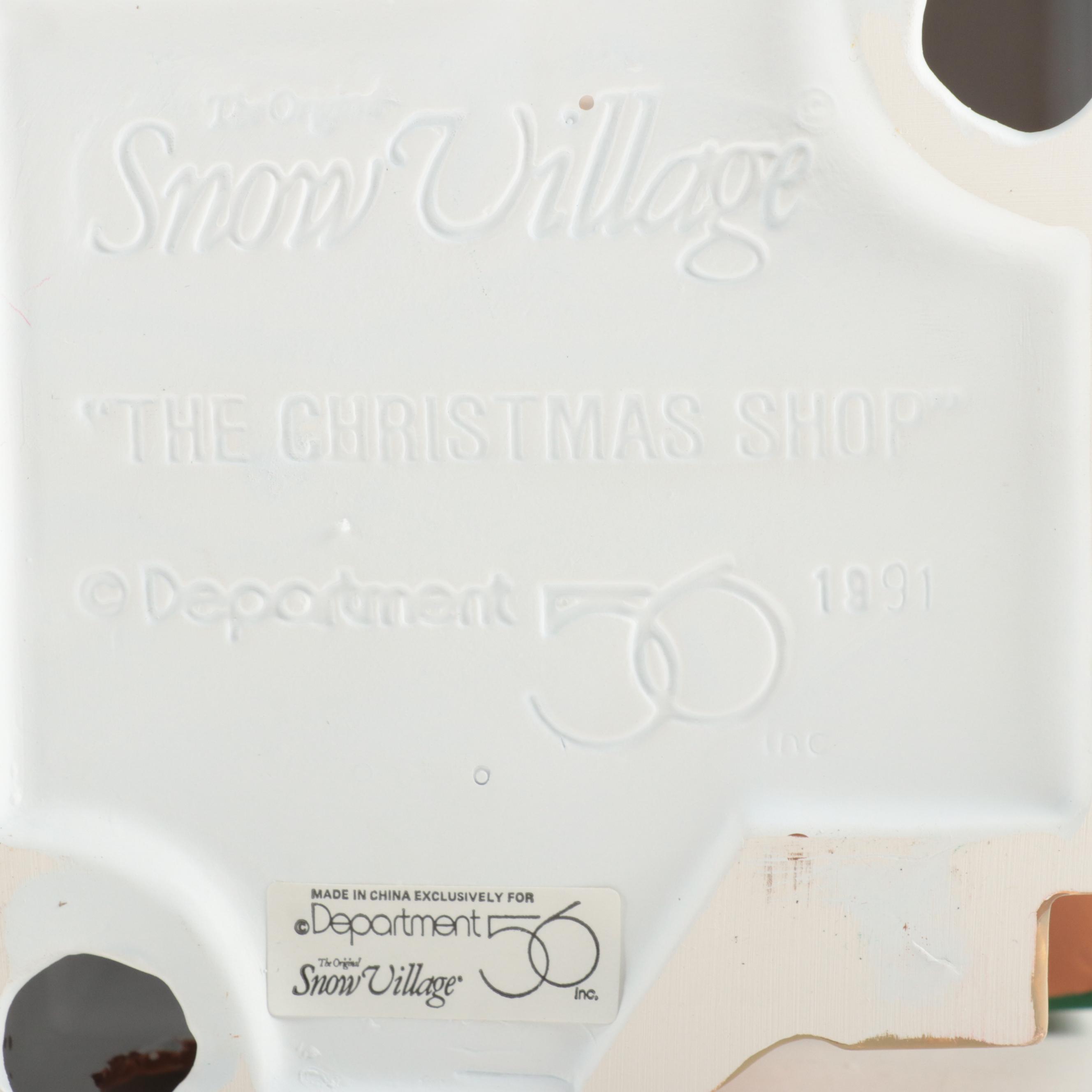 Department 56 Porcelain  Snow Village Buildings and Figurines