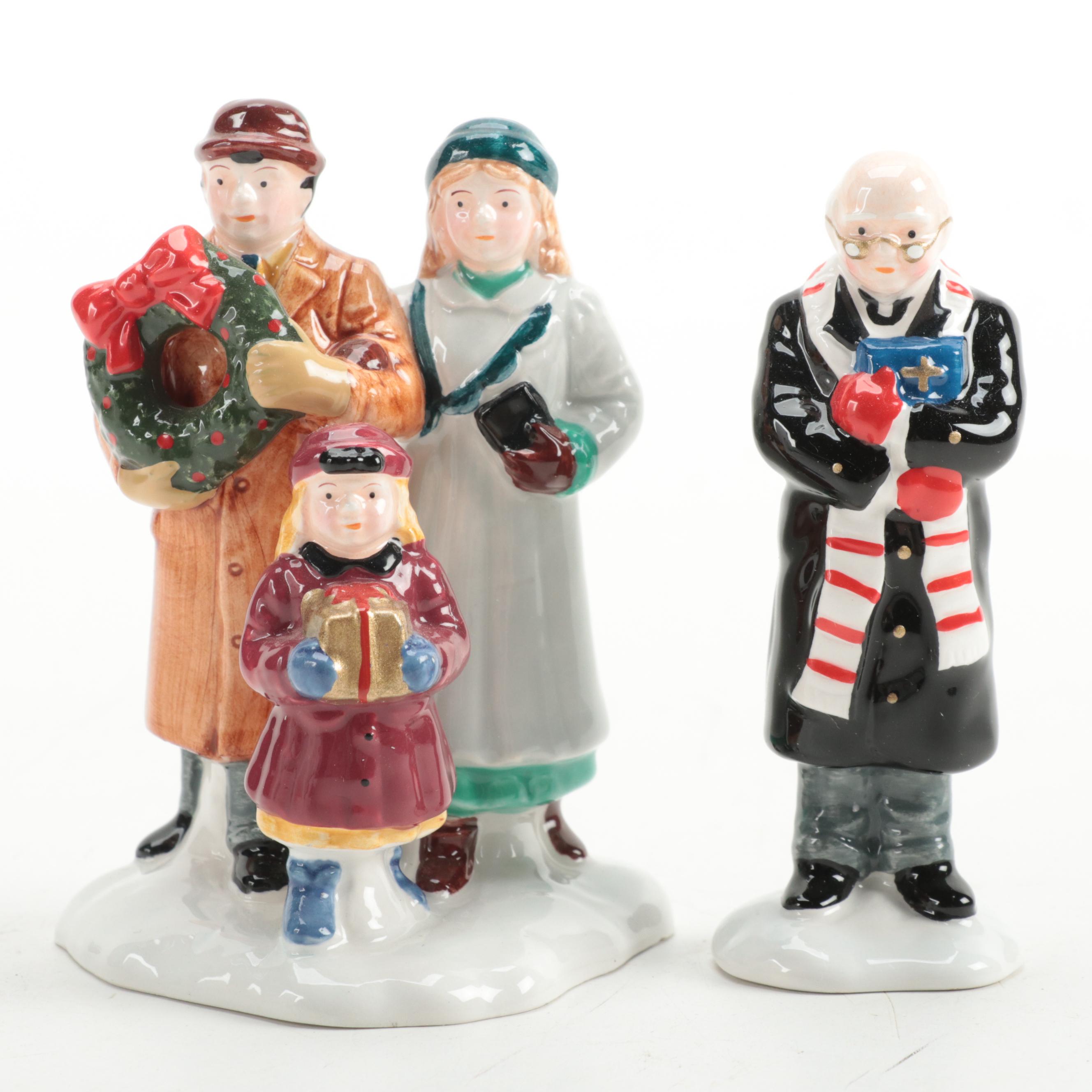 Department 56 Porcelain  Snow Village Buildings and Figurines