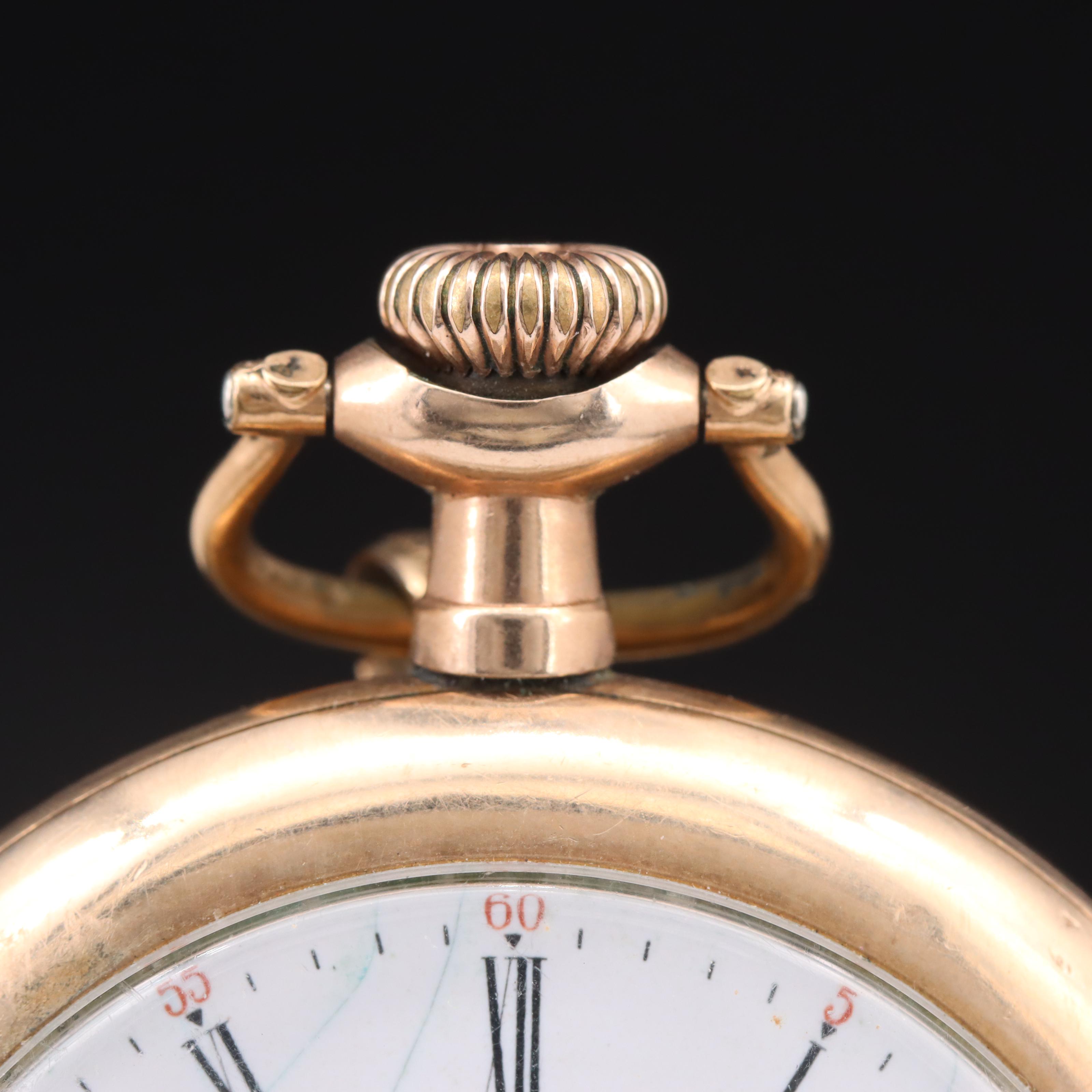 1917 Elgin Gold-Filled Pocket Watch