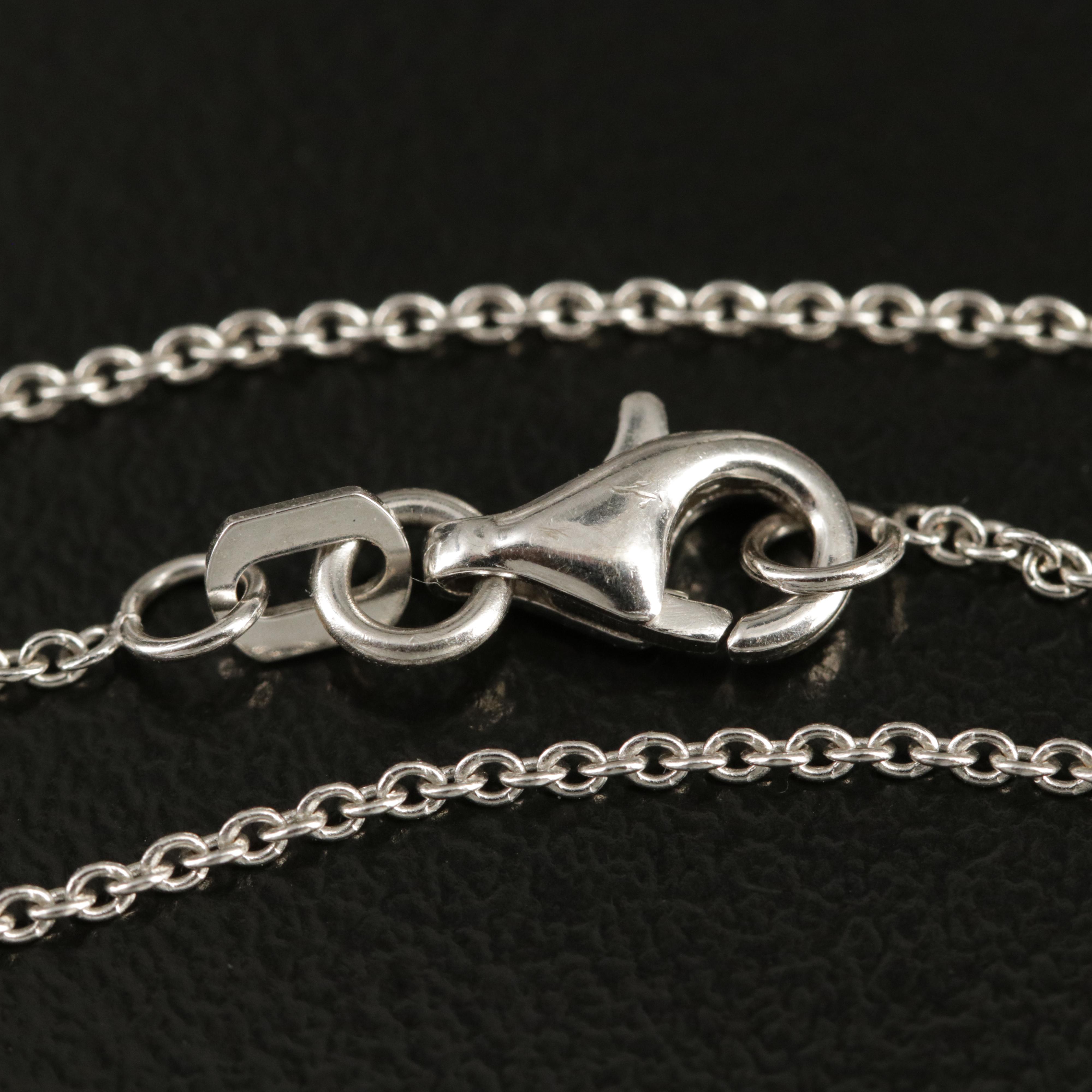 18K Corundum and 1.05 CTW Diamond Pendant on 14K Pendant