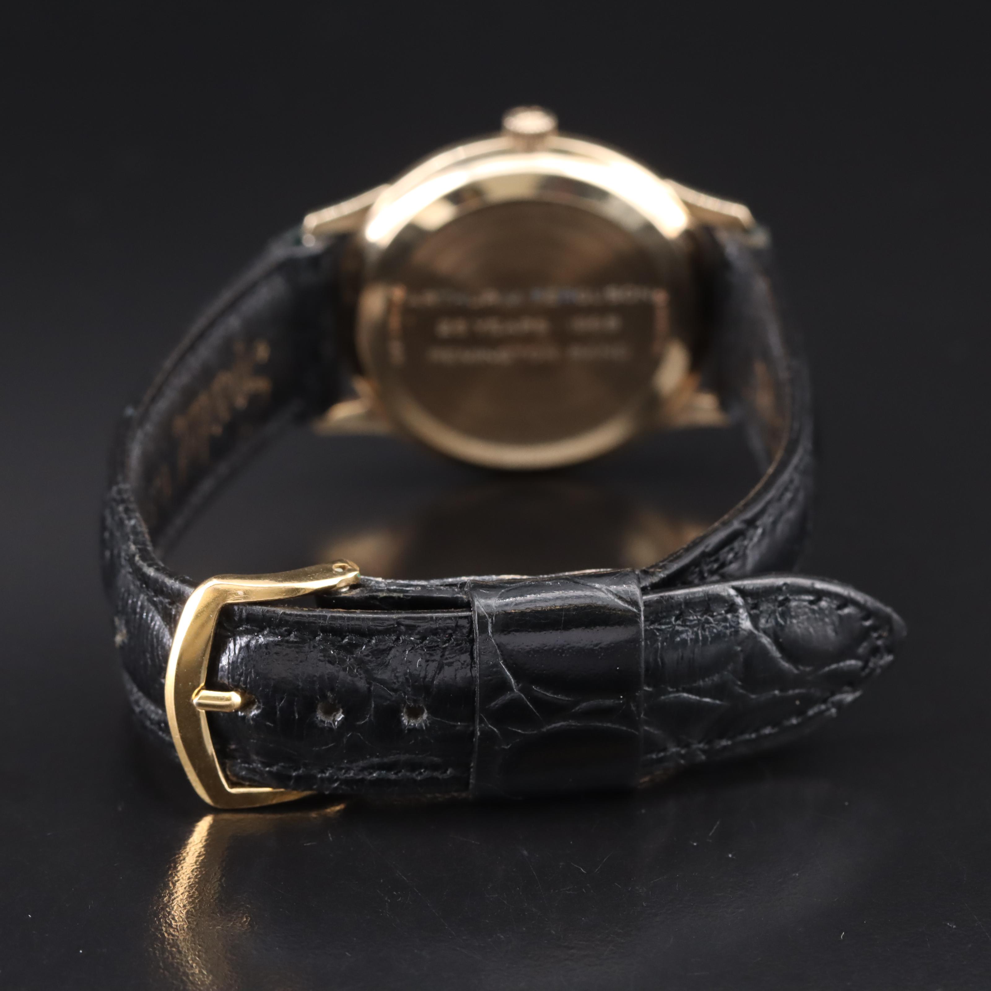 10K Hamilton Masterpiece Thin-o-matic Award Watch