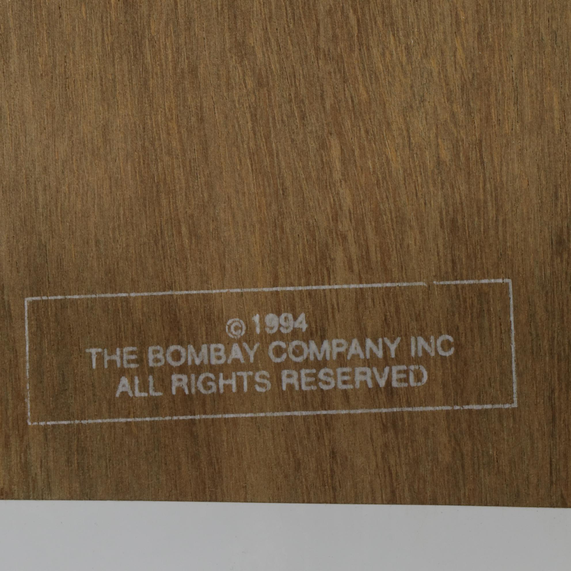 Bombay Company Writing Desk and Stool with Barley Twist Legs