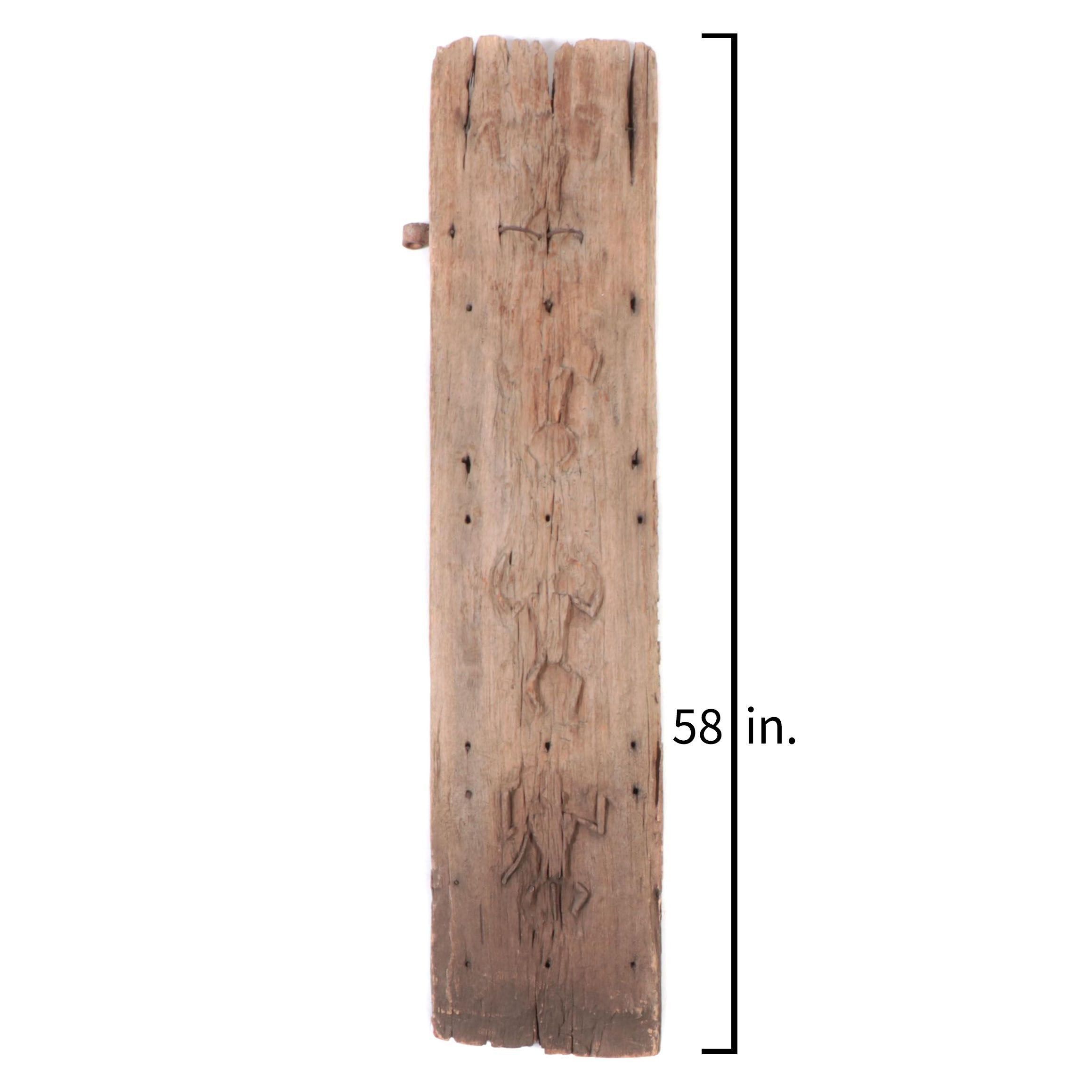 Carved Bontoc Pine Door, Philippines