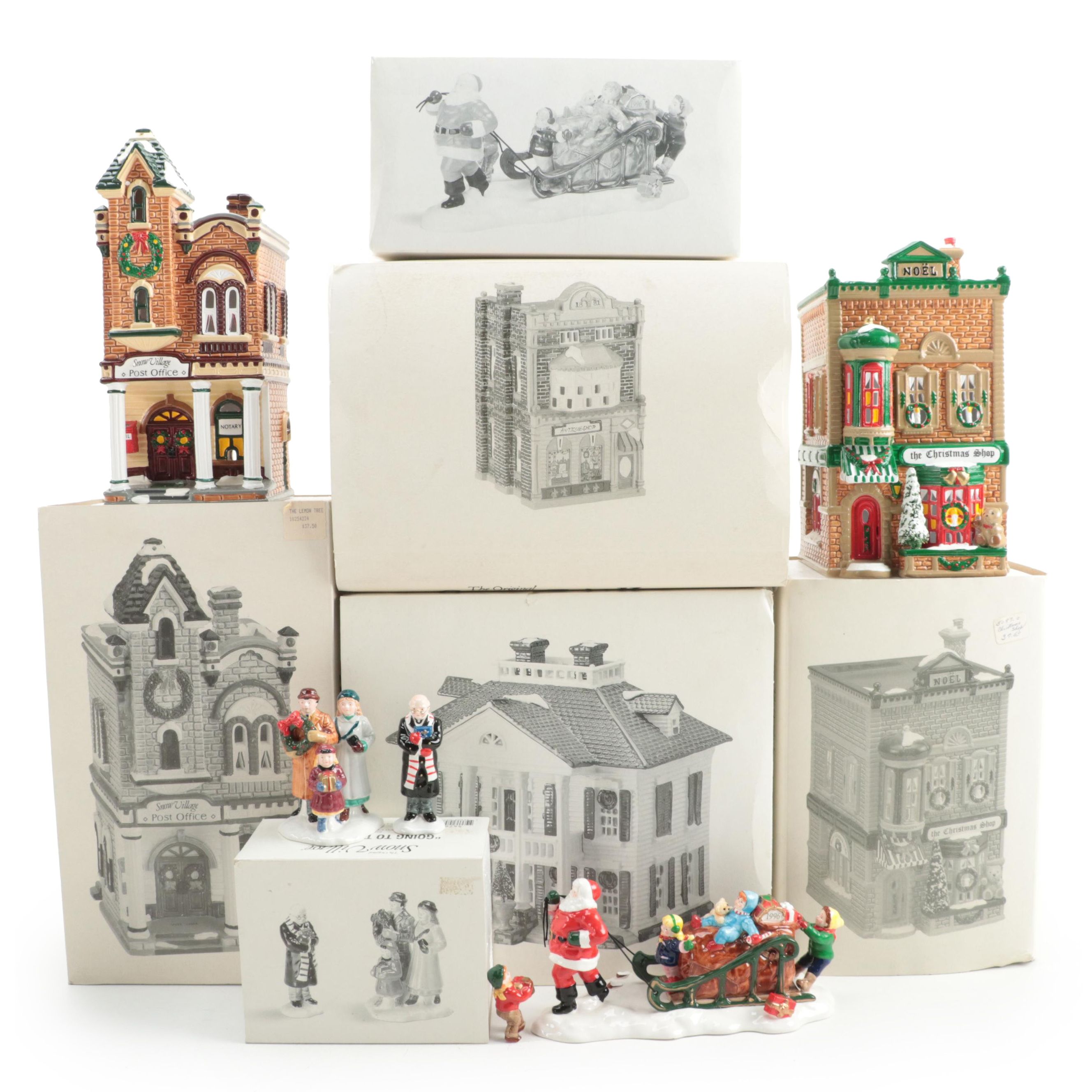 Department 56 Porcelain  Snow Village Buildings and Figurines