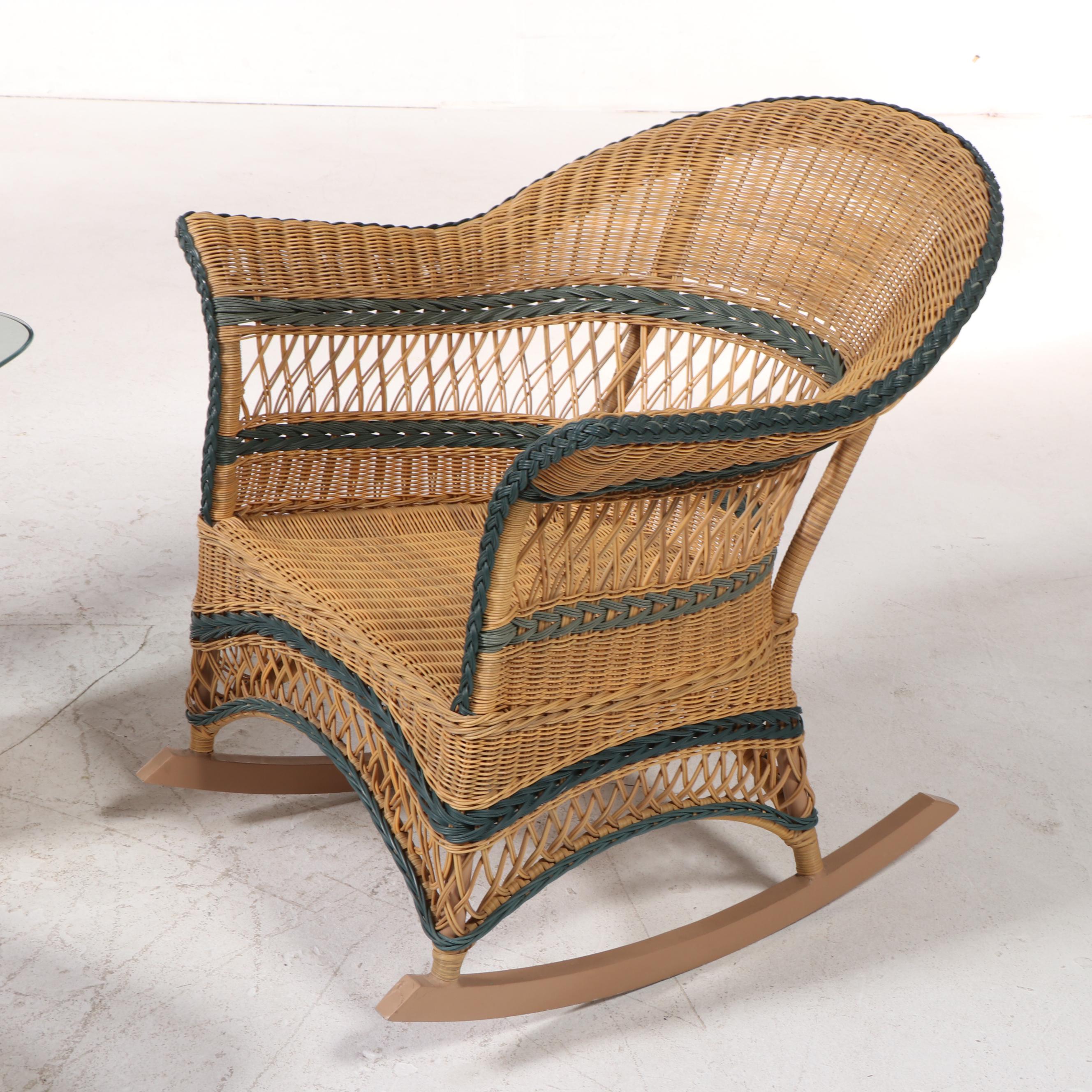 Three-Piece Resin Wicker and Aluminum Patio Lounge Set