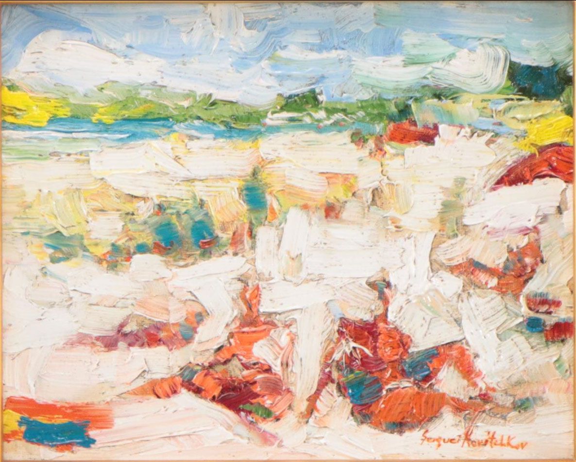 Serguei Novitchkov Oil Painting "Beach Season"
