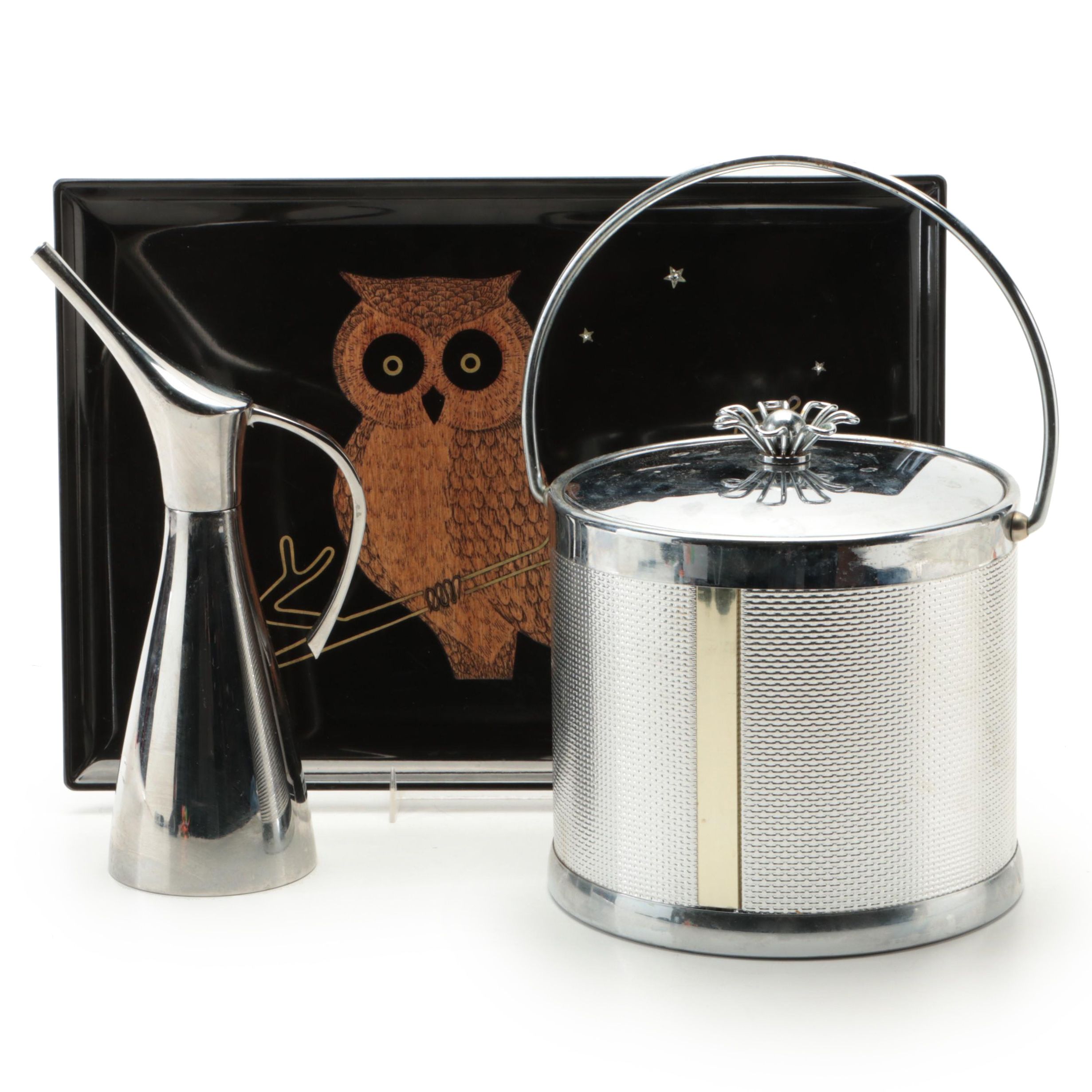 Couzoc Tray with Other Ice Bucker and Oil Cruet