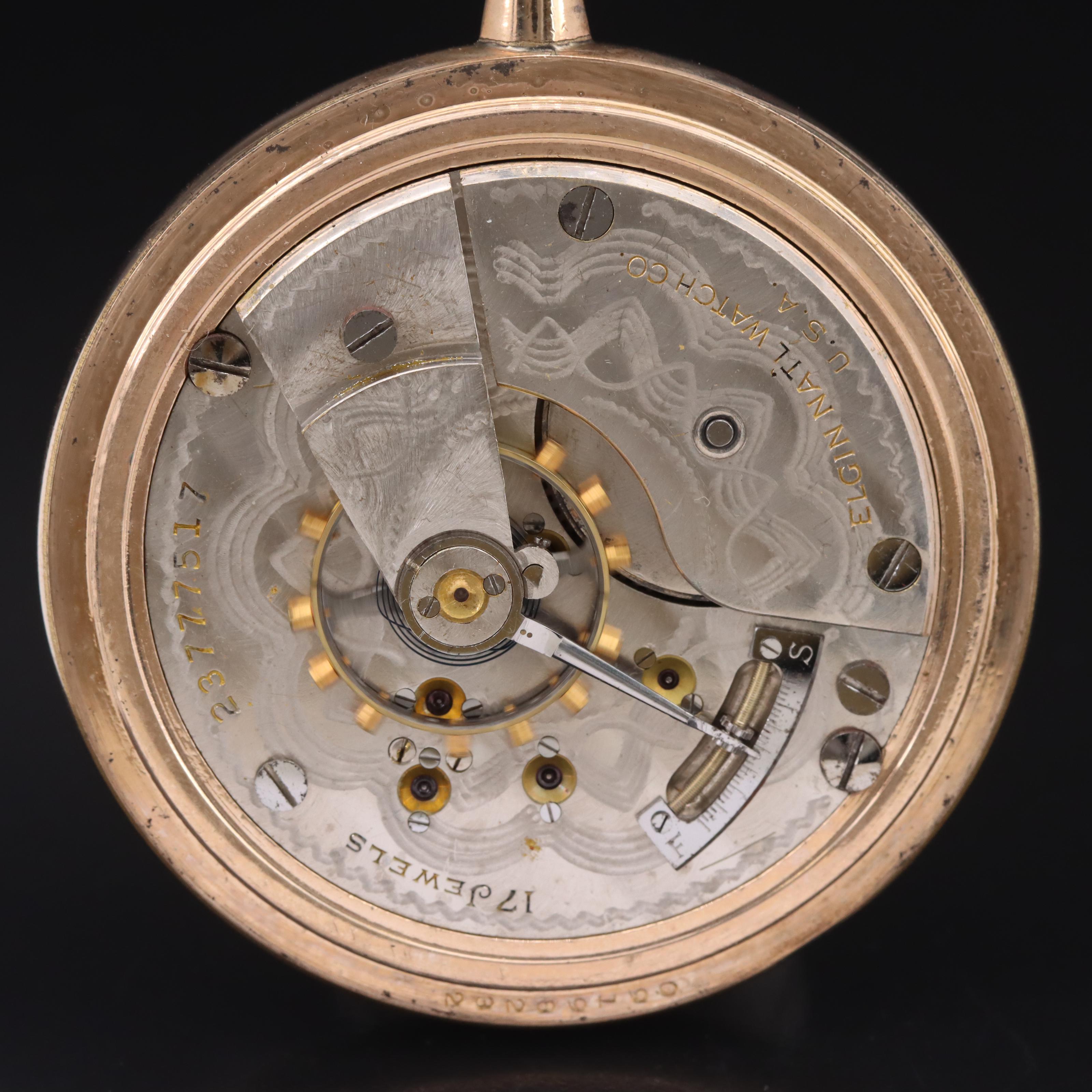 1921 Elgin 18 Size Pocket Watch