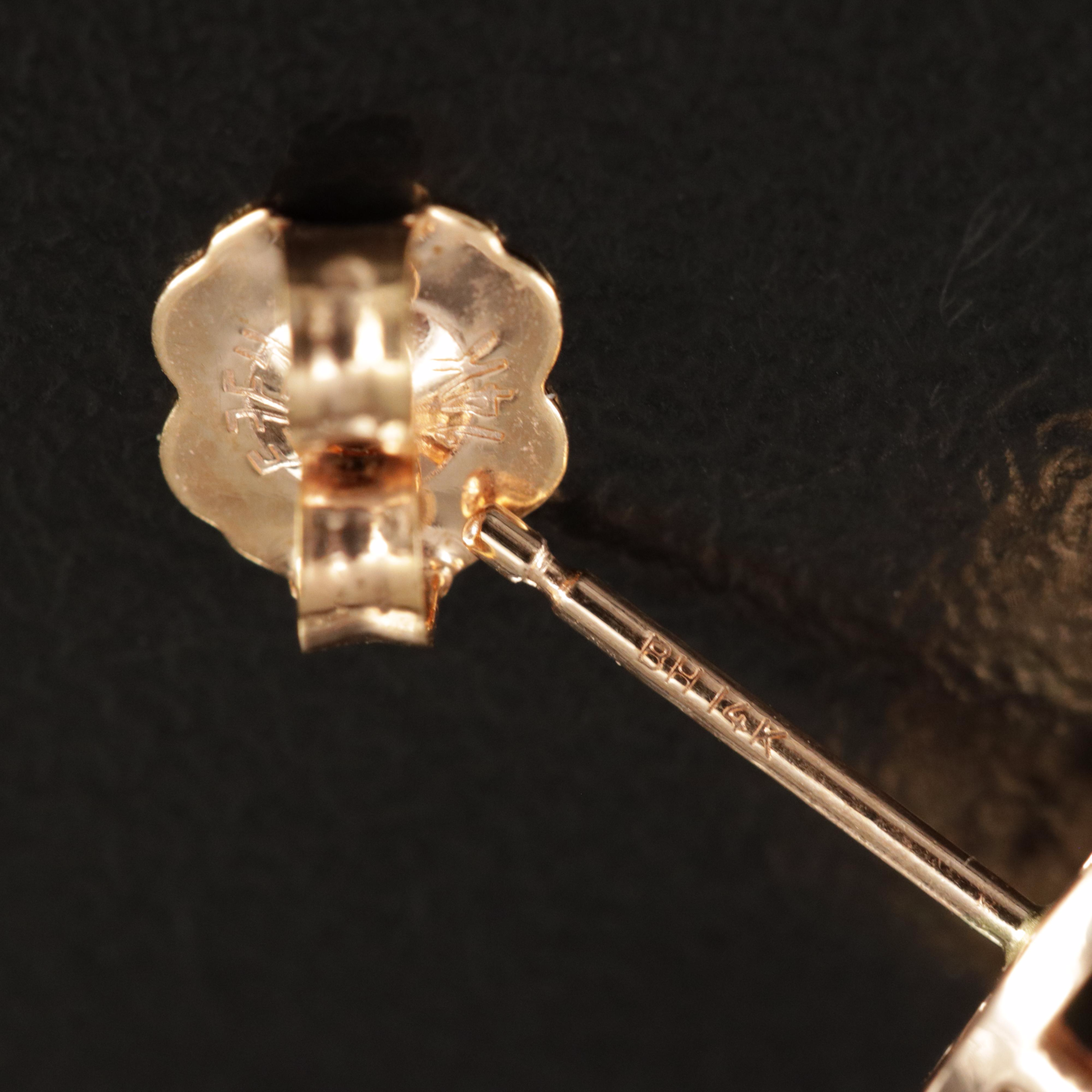 EFFY 14K Rose Gold Tanzanite and Diamond Earrings