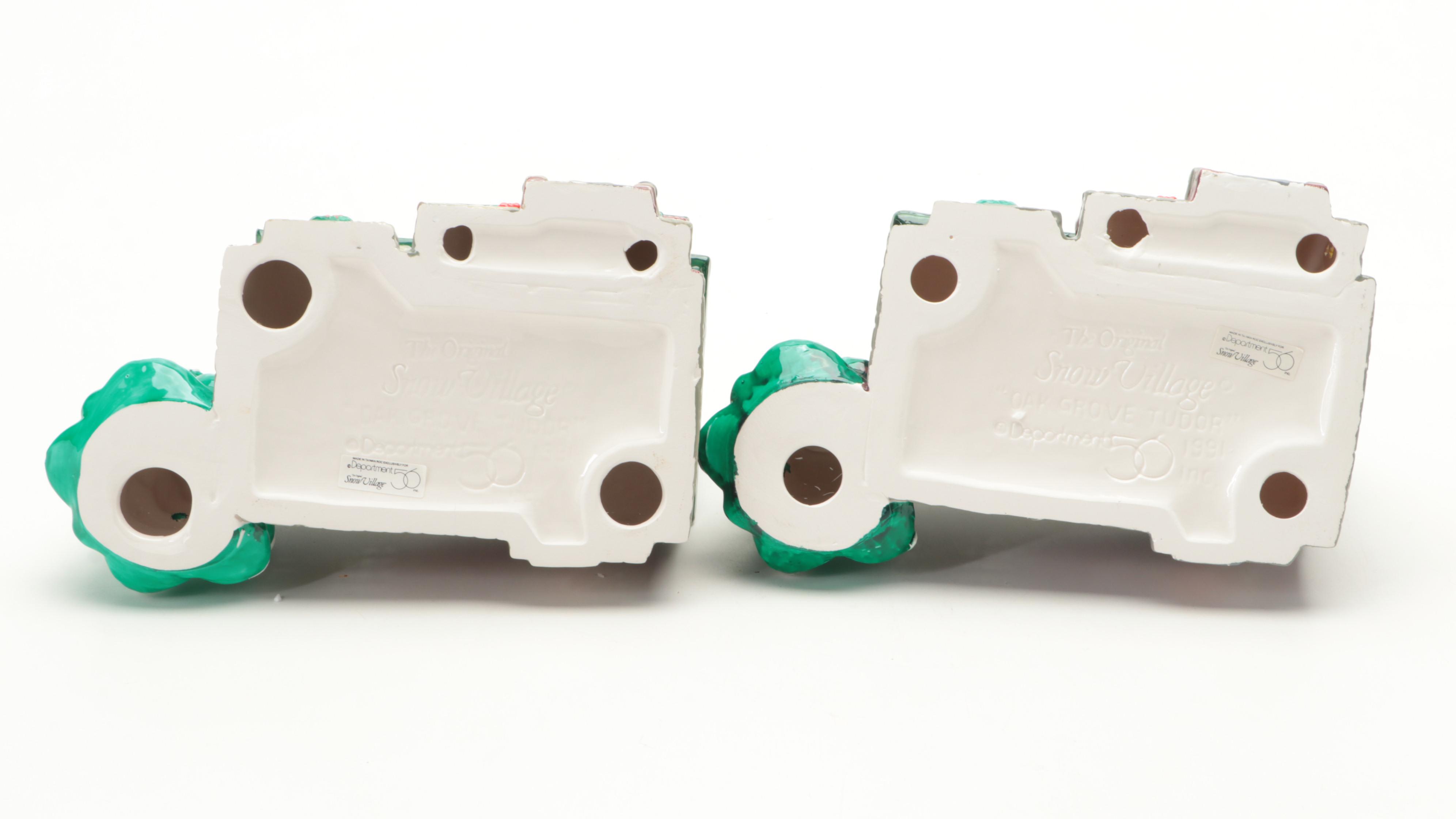 Department 56 Snow Village Farm House, Red Barn, Honeymooner Motel and More