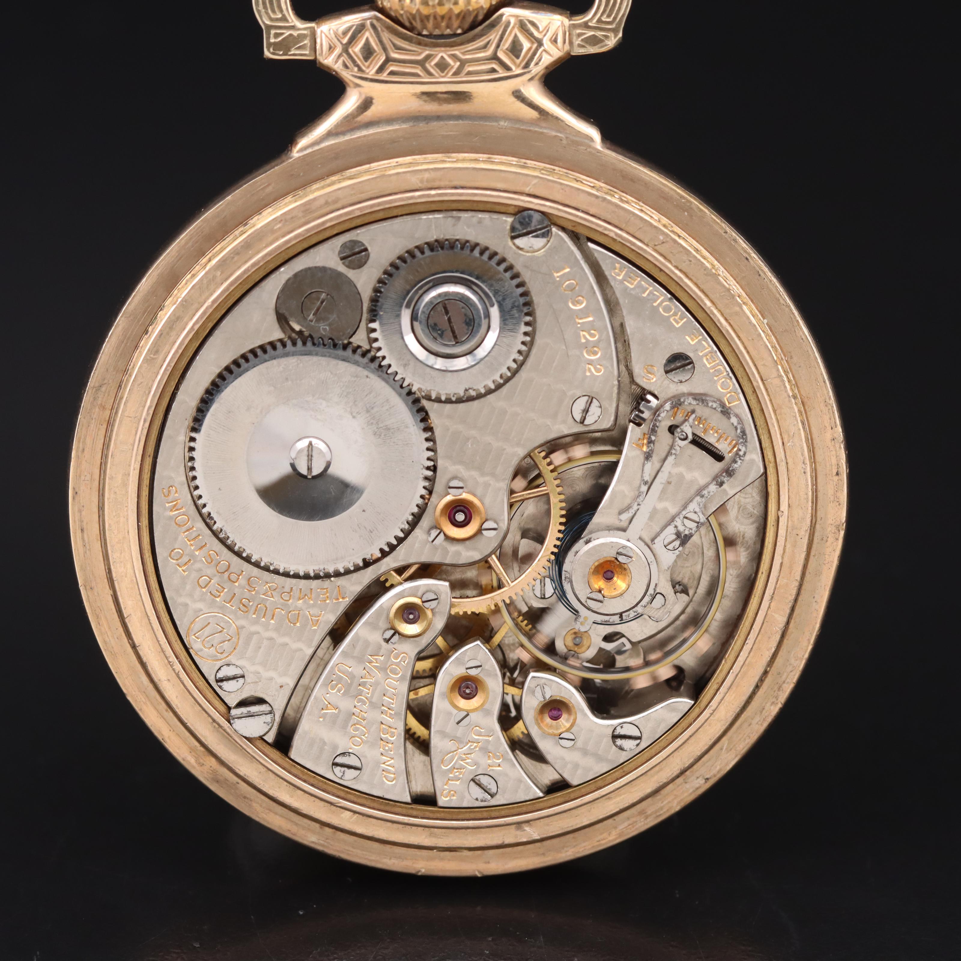 1924 South Bend Railroad Grade Pocket Watch