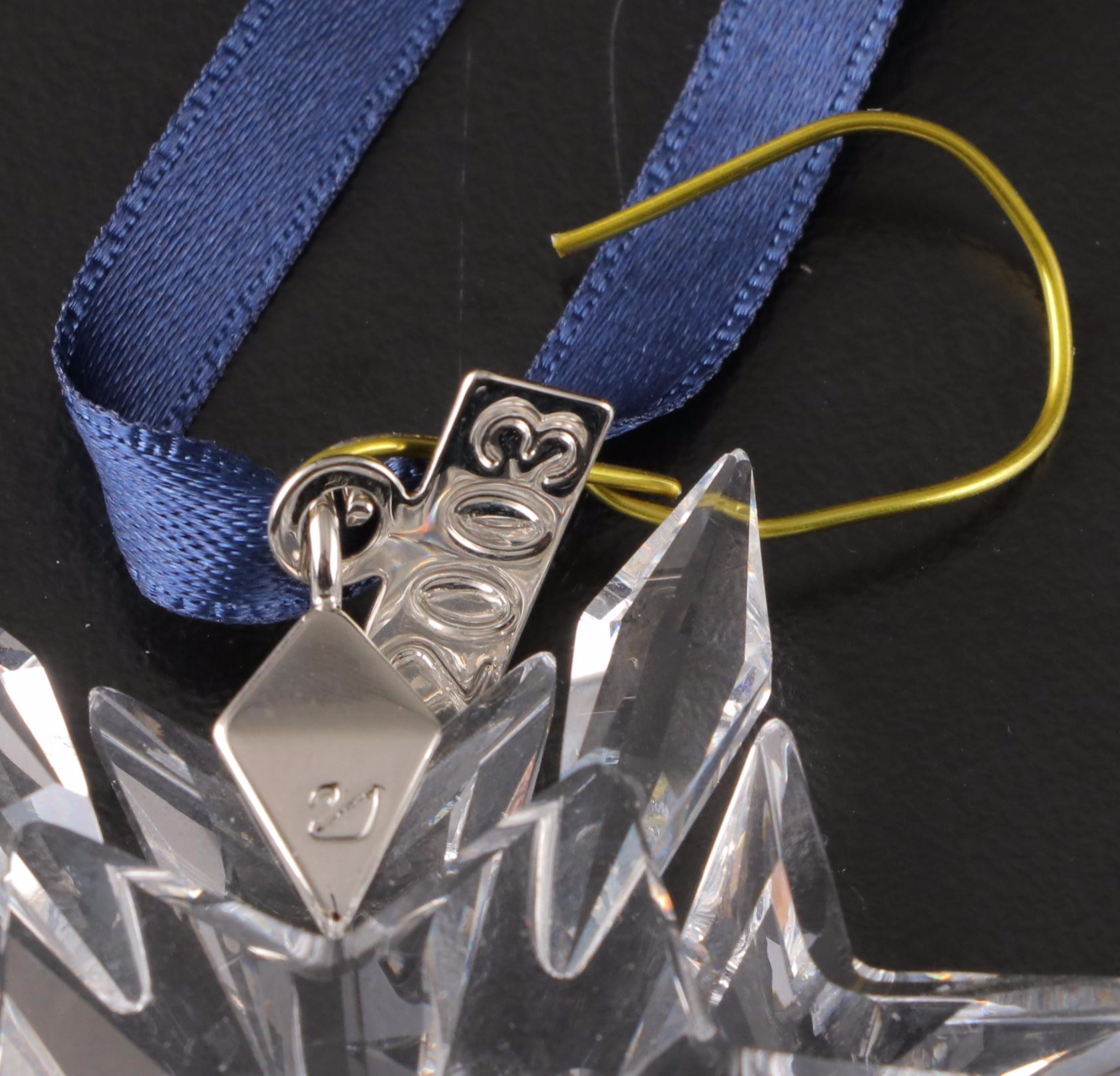 Swarovski Crystal Christmas Snowflake Annual Ornaments, 2002-2005