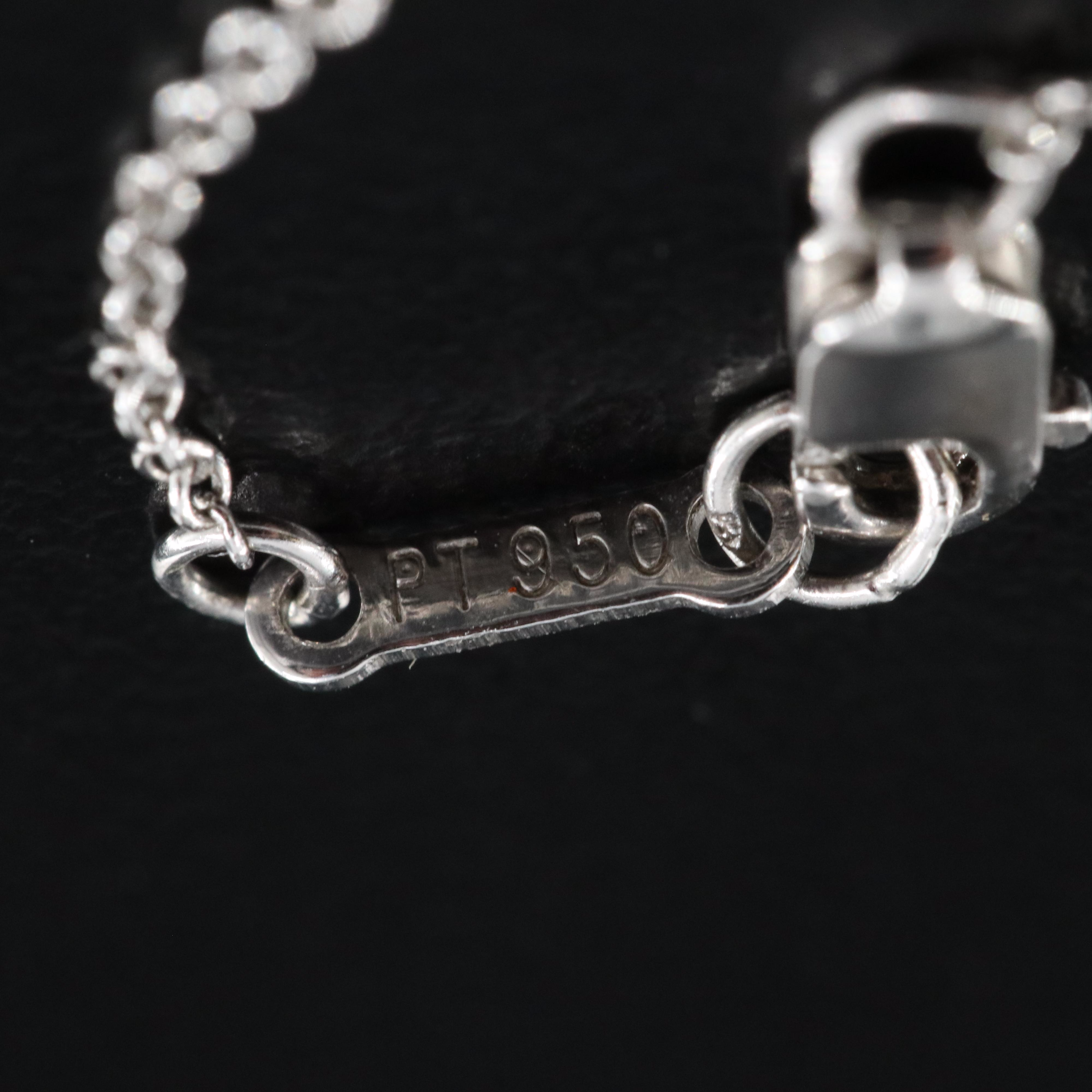 Vera Wang Platinum 0.49 CTW Diamond Bow Necklace