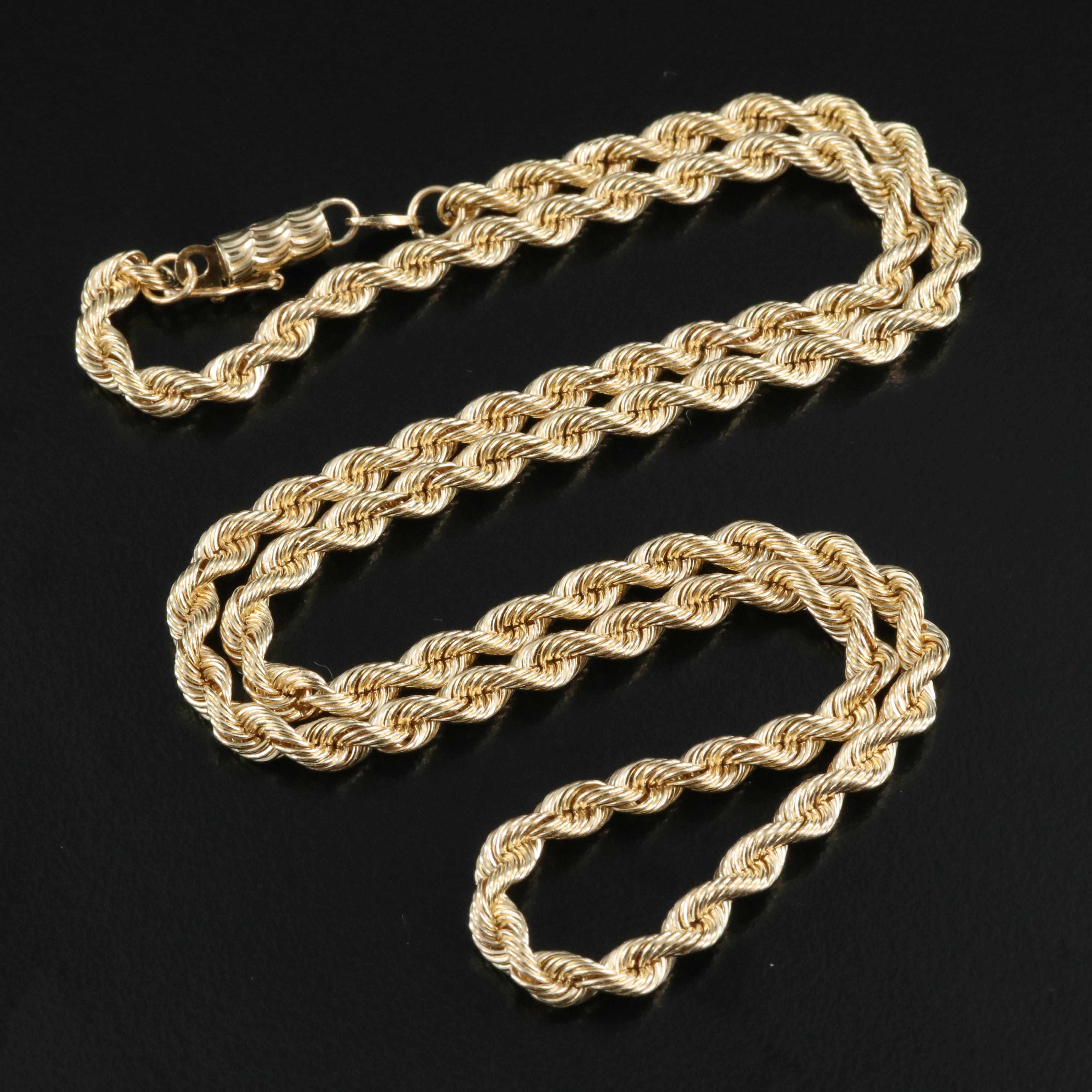 14K Rope Chain