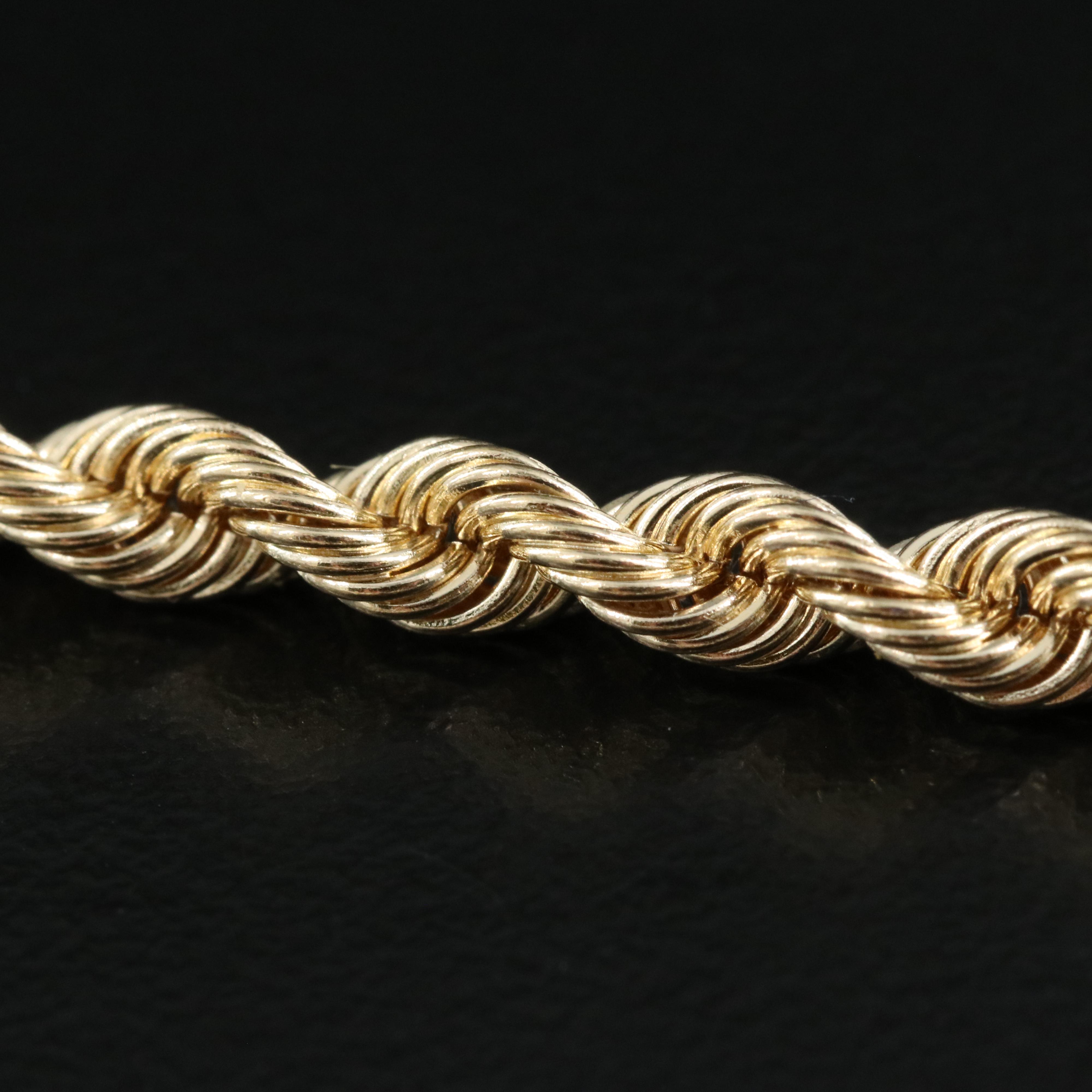 14K Rope Chain