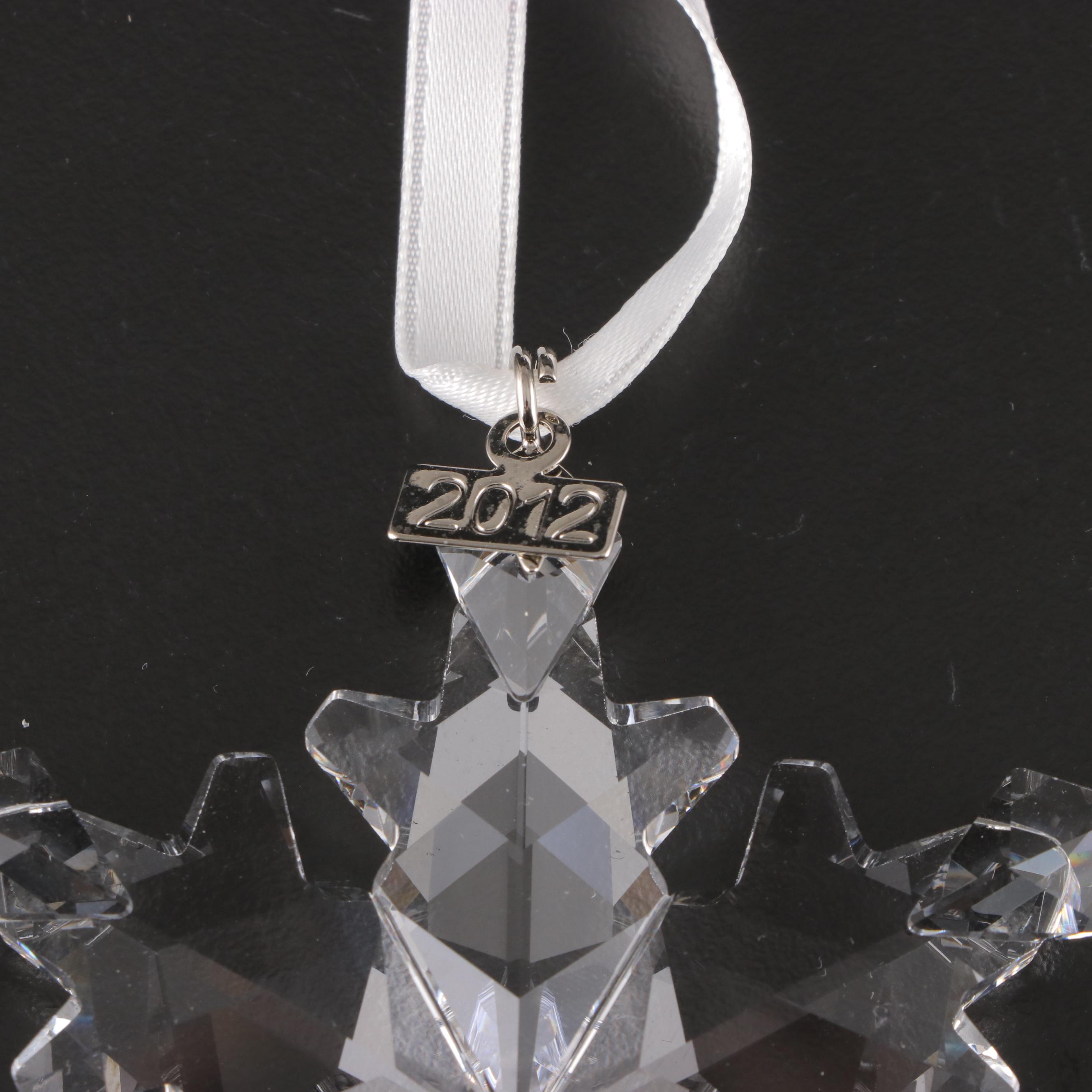 Swarovski Crystal Christmas Snowflakes Ornament Sets