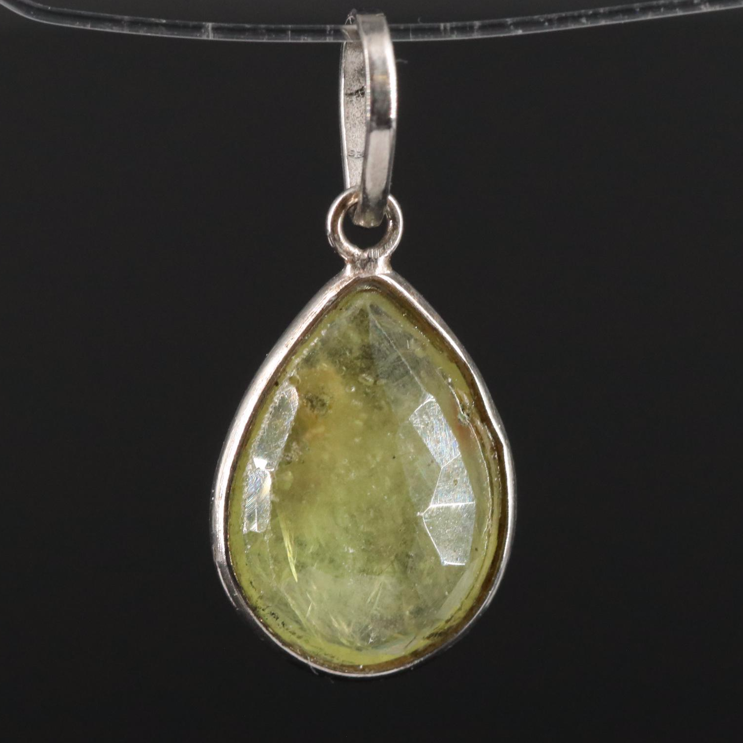 14K Sapphire Pendant