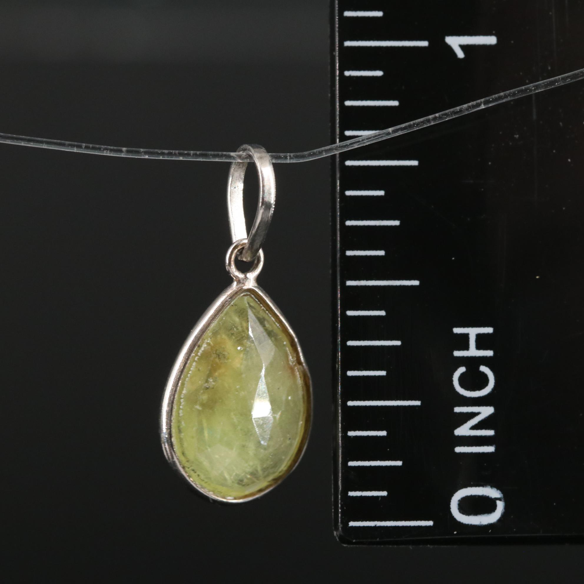 14K Sapphire Pendant