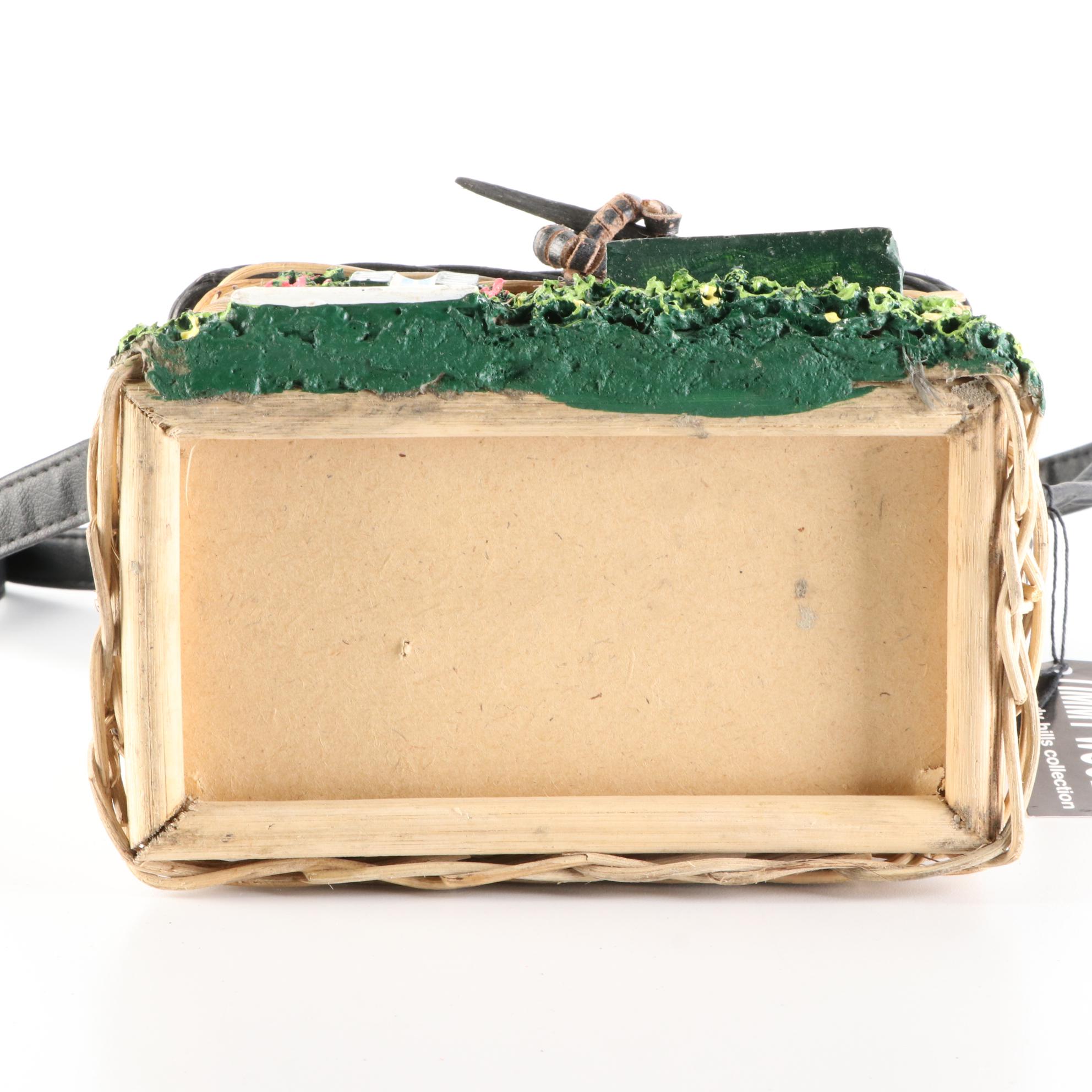 Timmy Woods "Chez Maison" Wicker Crossbody Basket Purse