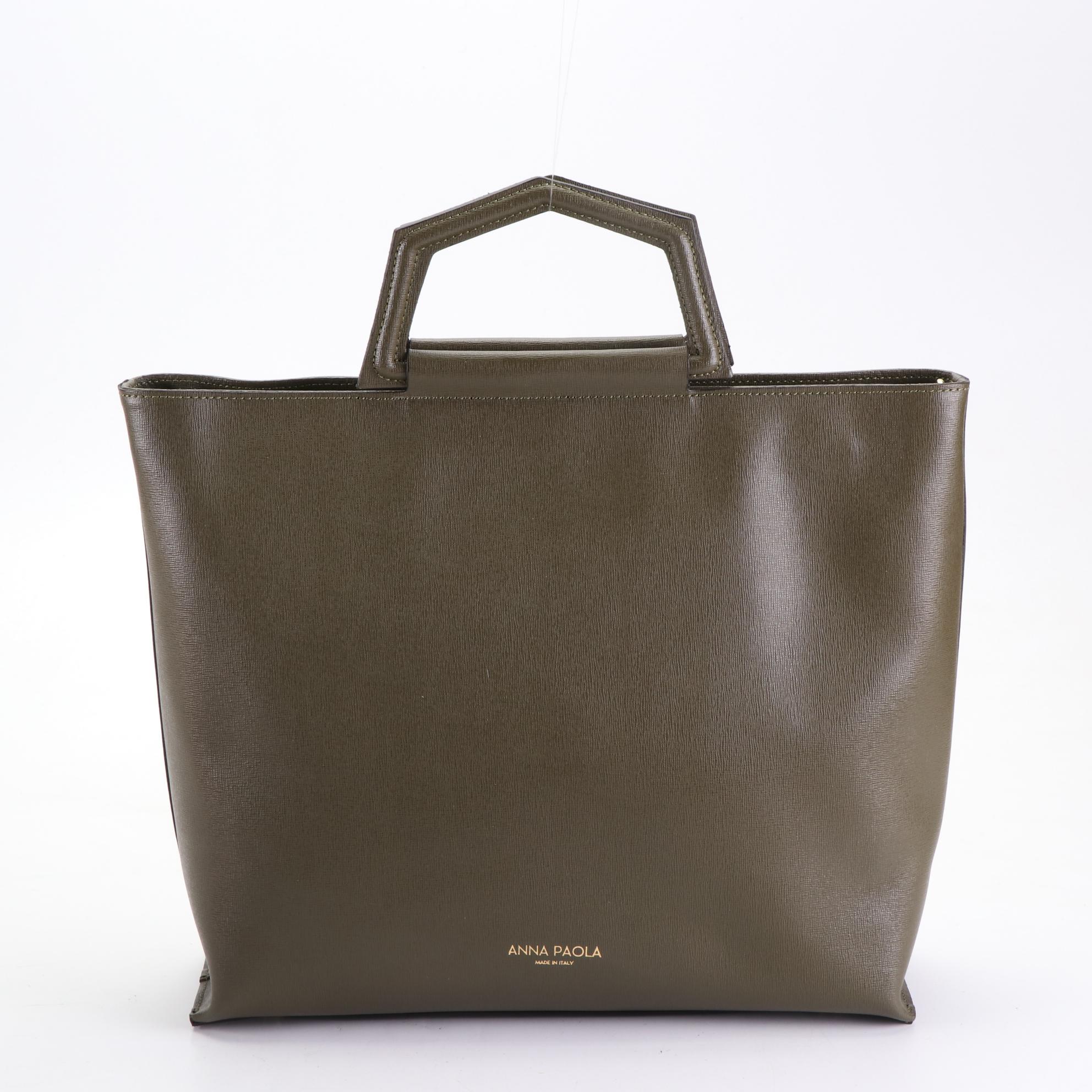 Anna Paola and DV Diva's Bag Leather Tote and Drawstring Bag