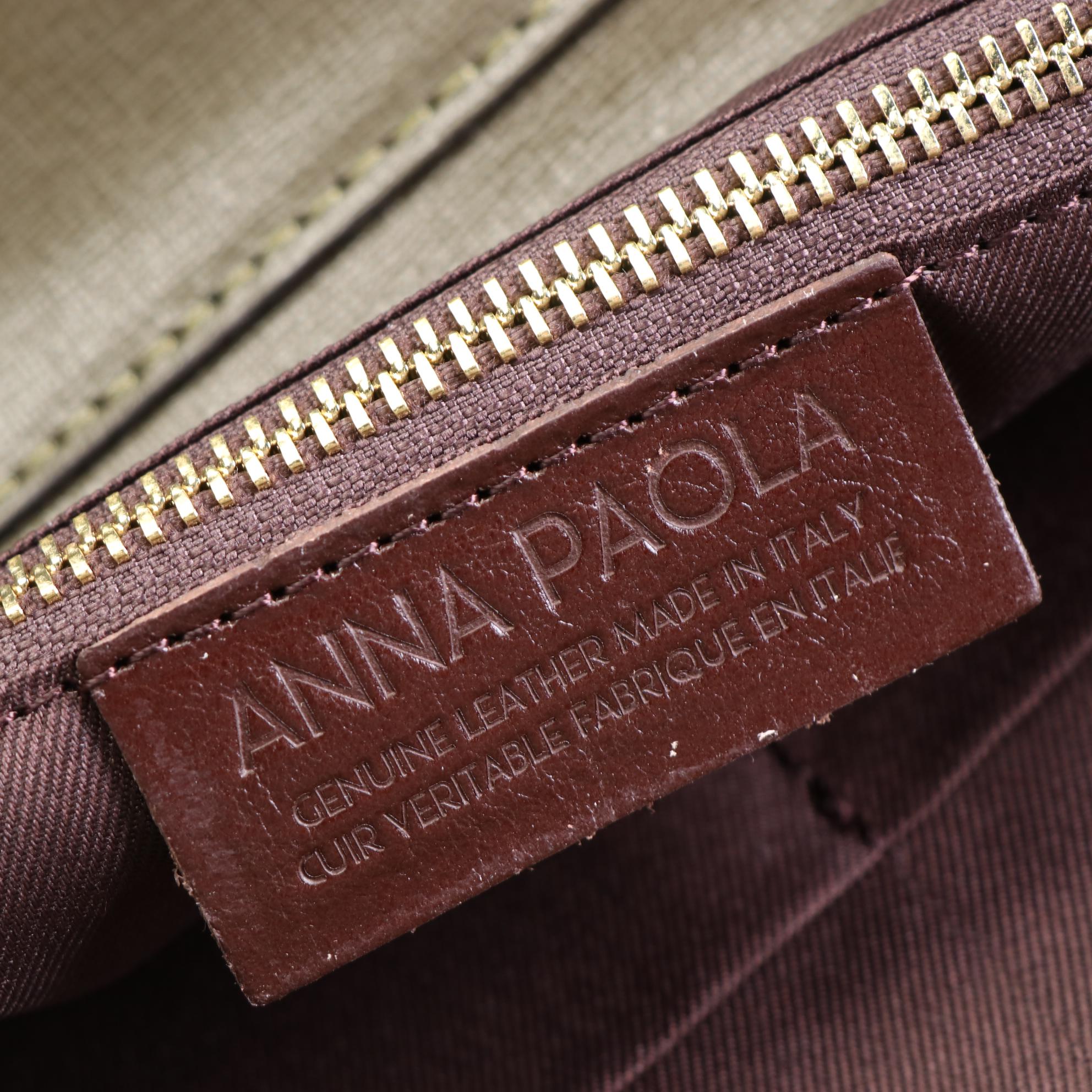 Anna Paola and DV Diva's Bag Leather Tote and Drawstring Bag