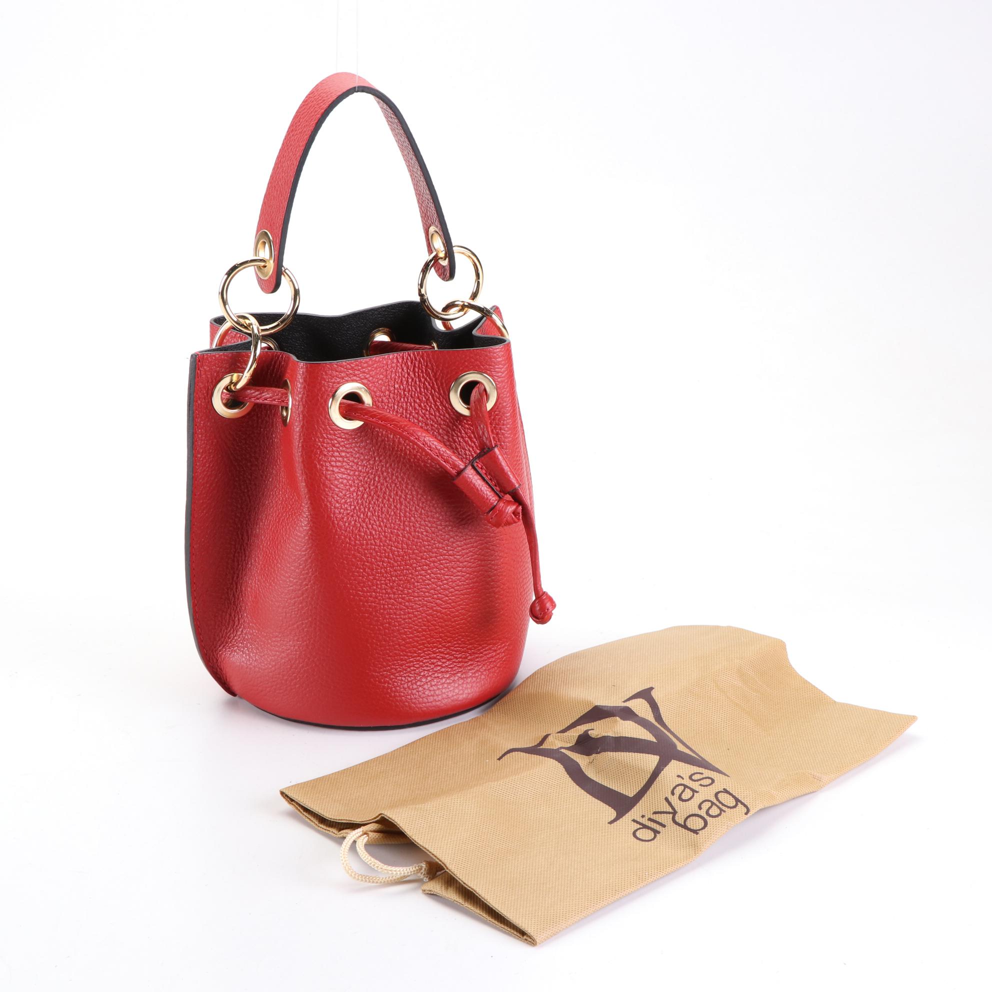 Anna Paola and DV Diva's Bag Leather Tote and Drawstring Bag