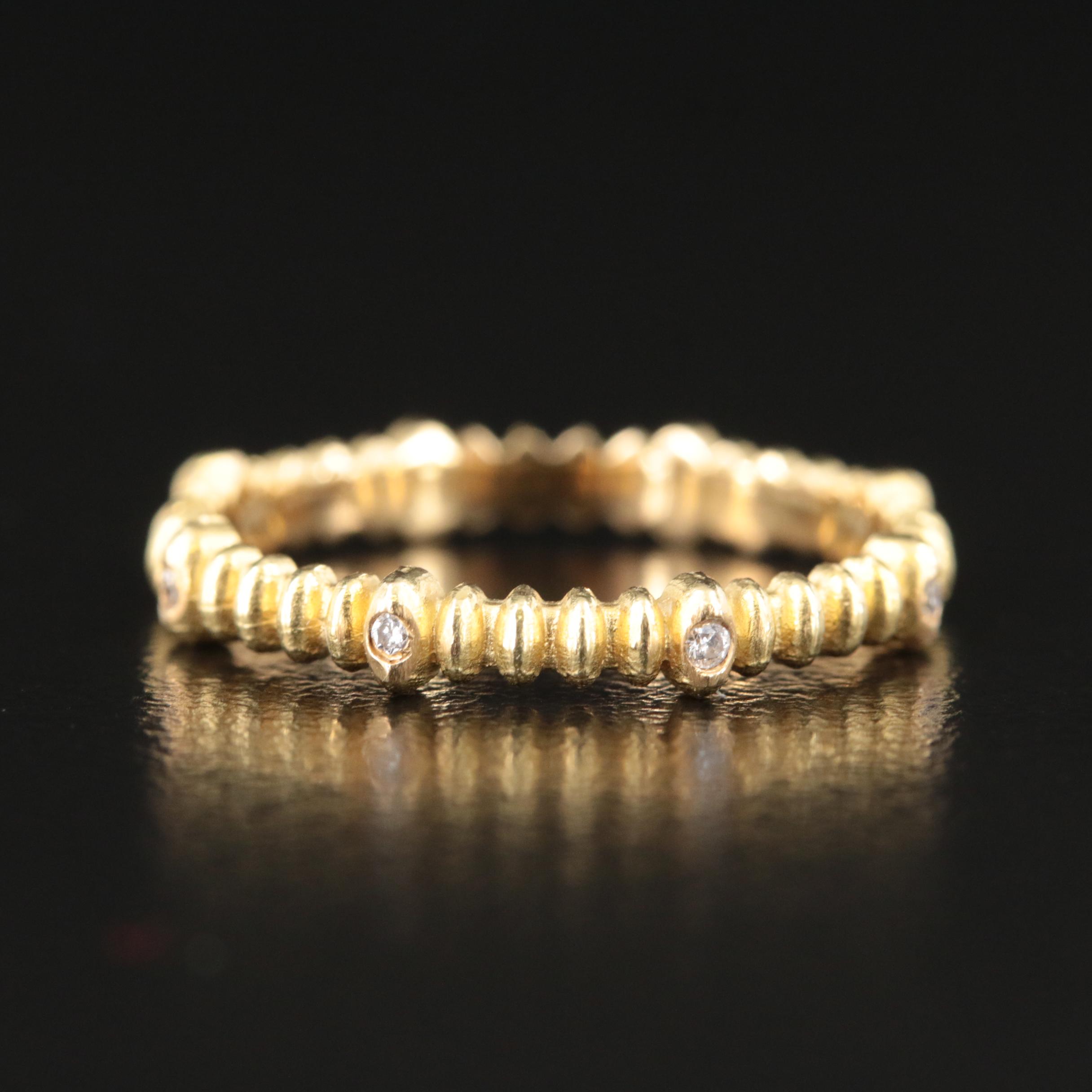 Vera Wang 18K 0.04 CTW Diamond Ring