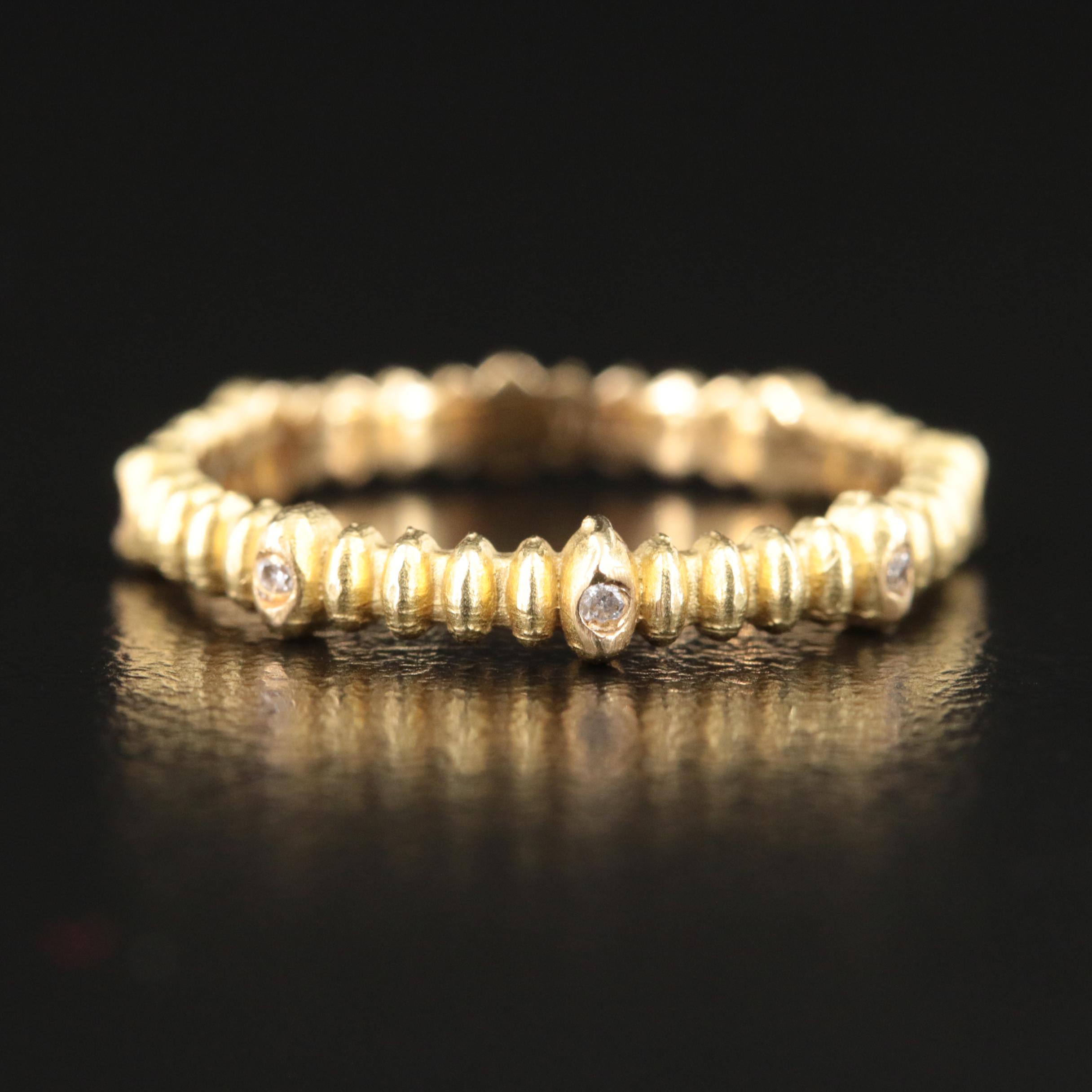 Vera Wang 18K 0.04 CTW Diamond Ring